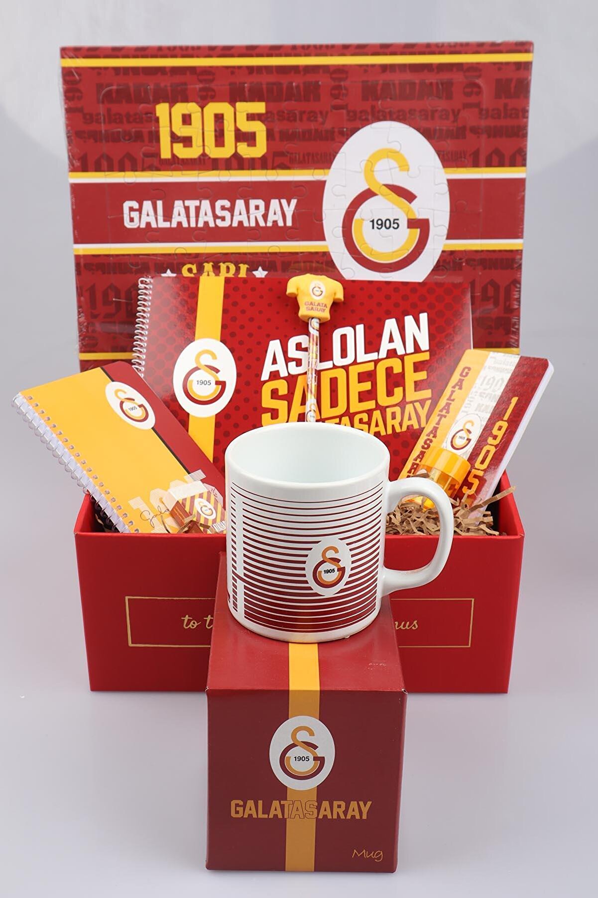 Galatasaray Dekomus Ile Özel Kutulu "full" Kırtasiye Seti