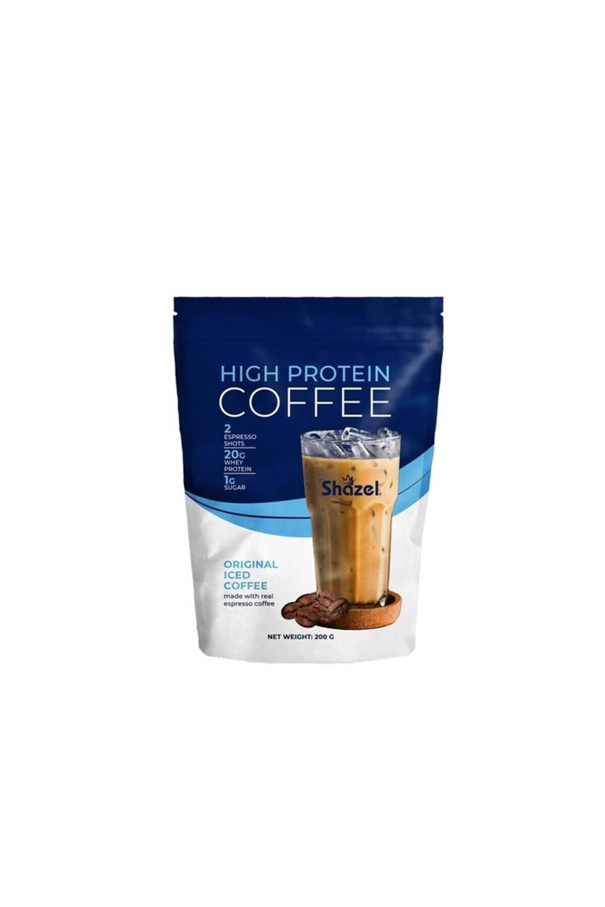 Shazel Yüksek Proteinli Soğuk Kahve Klasik 200g Doypack (AROMALI)