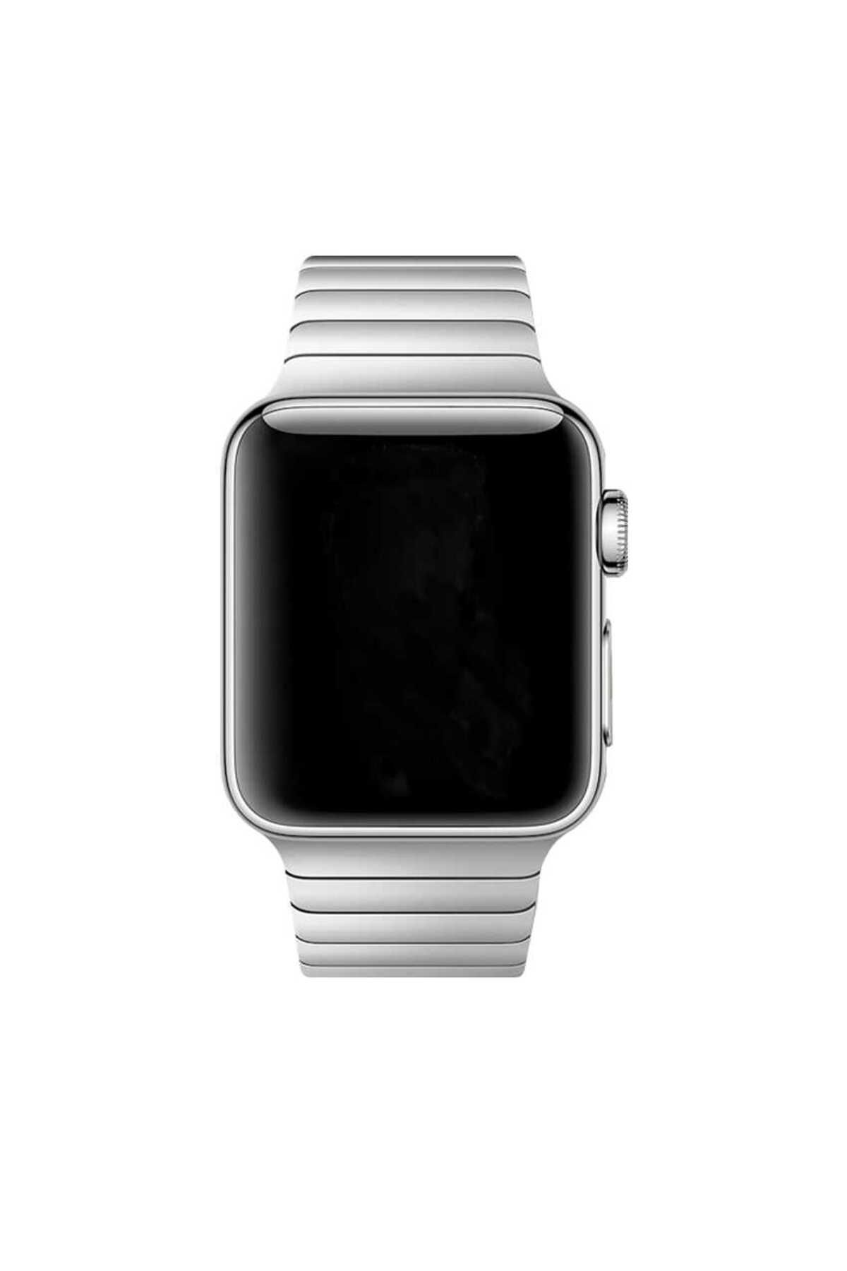 Zore Apple Watch Ultra 49mm Uyumlu Kordon KRD-35 Metal Strap Kayış