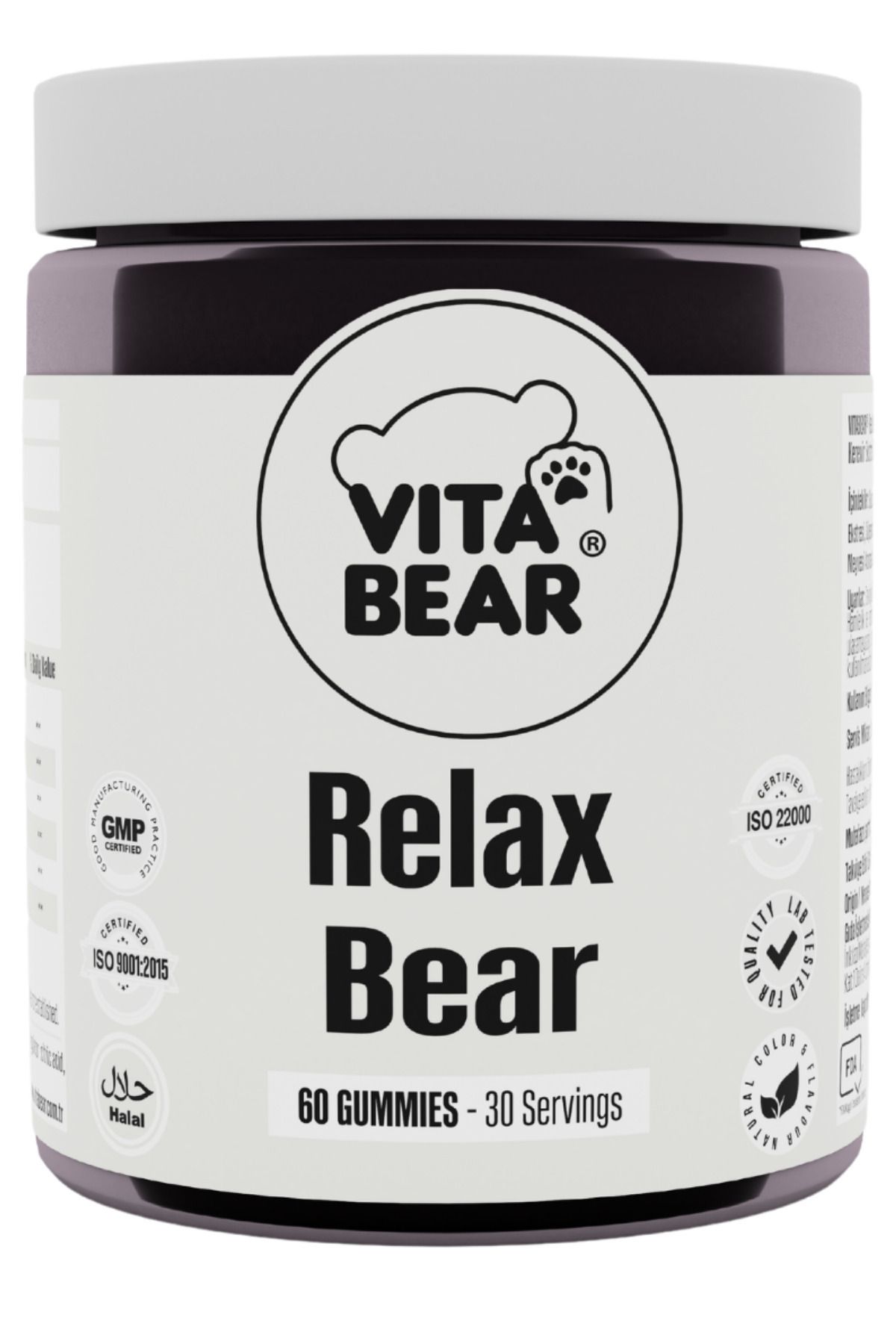 Vita Bear Relax Bear Stres, Kaygı, Endişe Ve Üzüntü Giderici Rahatlatıcı Gummy Vitamin