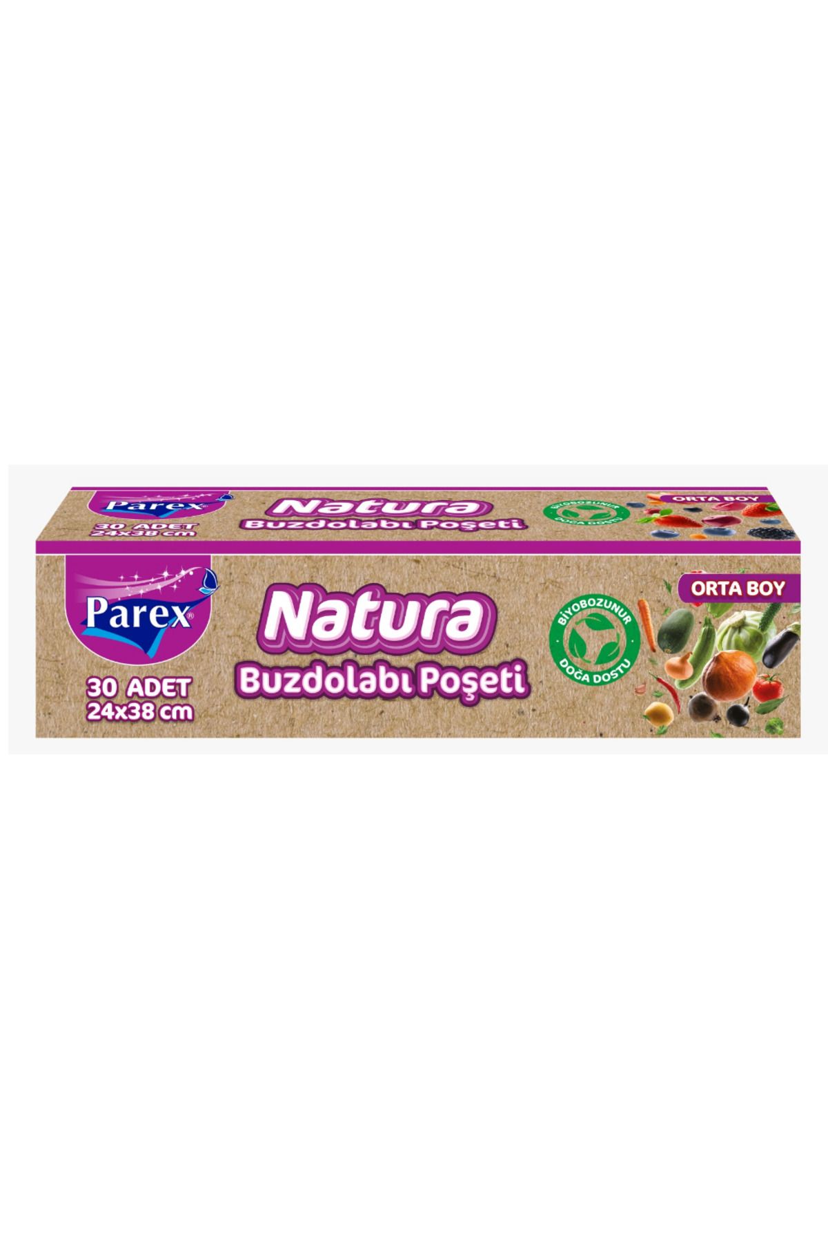 Parex Natura Buzdolabı Poşeti Orta Boy 30'lu