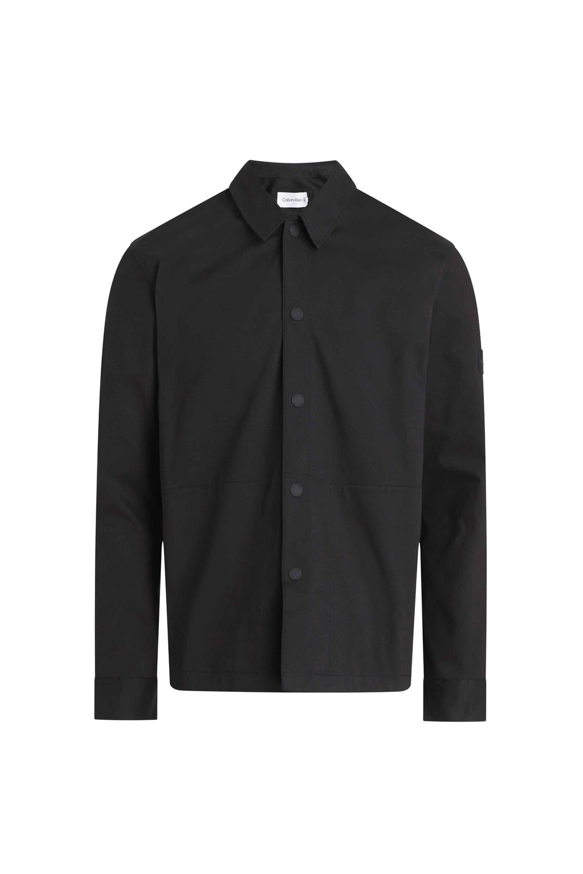 Calvin Klein Slim Fit Düğmeli Yaka Siyah Erkek Gömlek K10K112315BEH