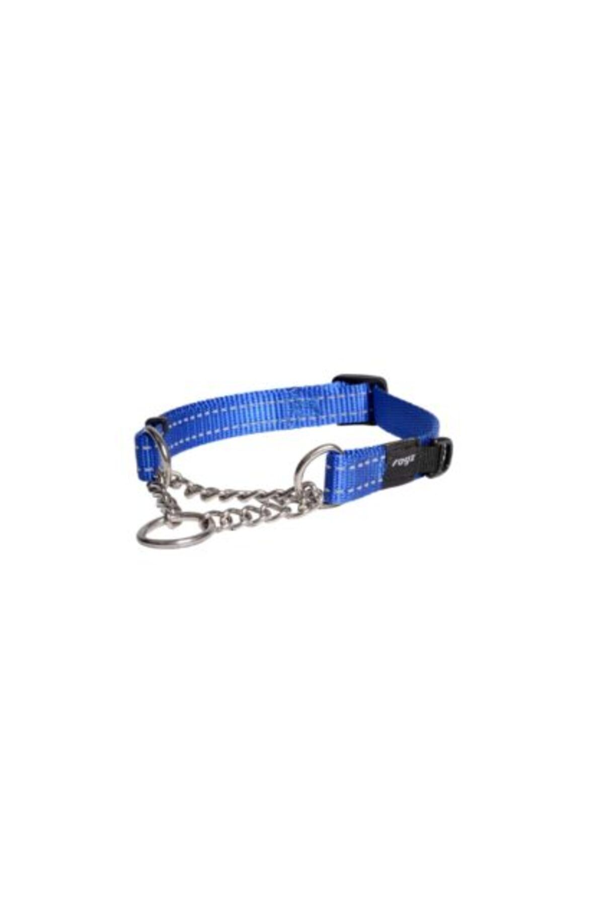 Rogz Utility Control Chain Halsband XL Blauw