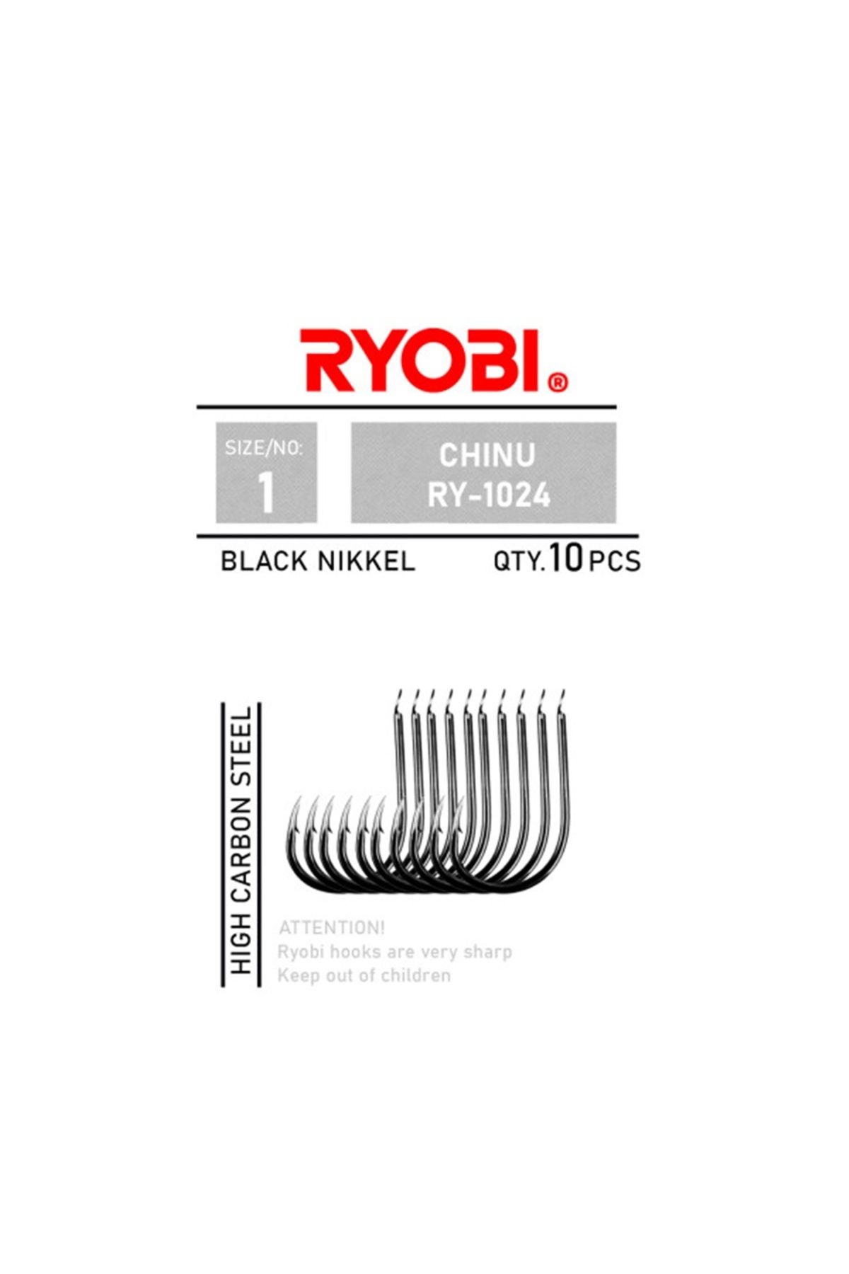 Ryobi Chinu RY-1024 Black Nickel Olta İğnesi No:4