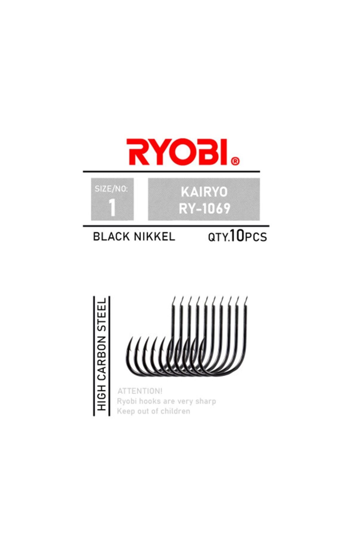 Ryobi Kairyo RY-1069 Black Nickel Olta İğnesi No:1