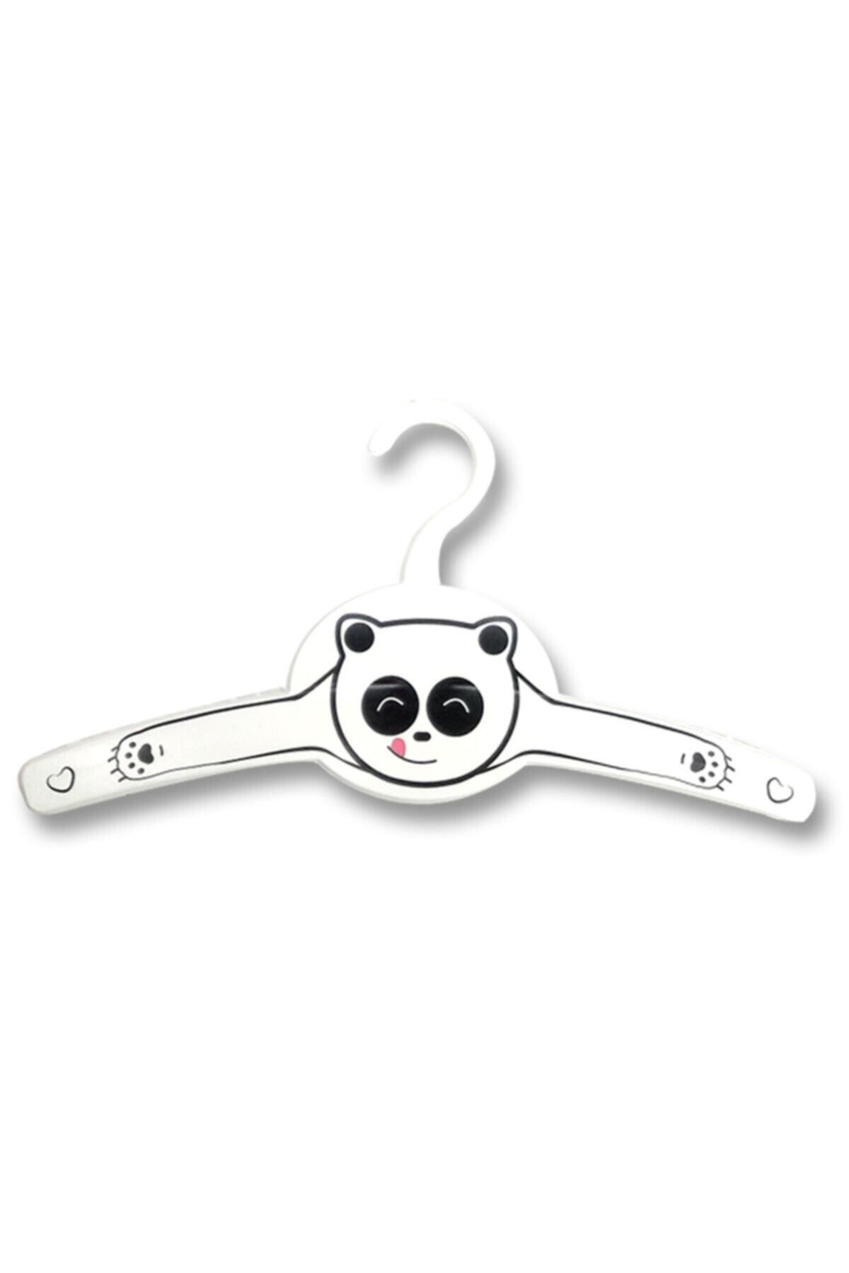 KILIÇLARHOME Funny Panda Desen Bebek Elbise Askısı 8 Adet Fma99931