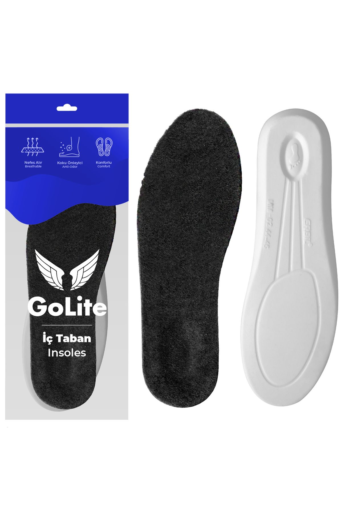 GoLite Kışlık Sıcak Tutan Tabanlık, Yün Keçe Ayakkabı Iç Tabanı, Askerler Ve Polislere Kış Tabanlığı - Yk
