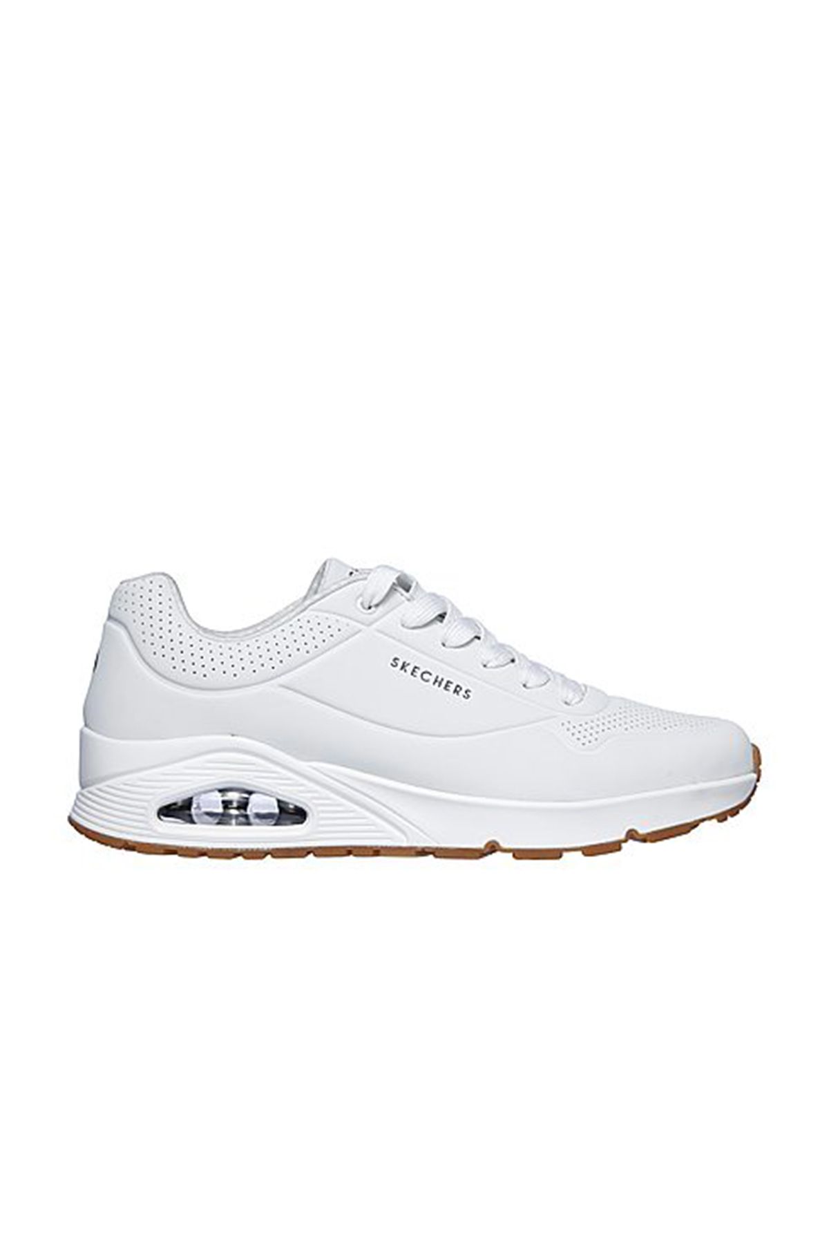 Skechers Uno - Stand On Air Erkek Beyaz Sneakers 52458 Wht