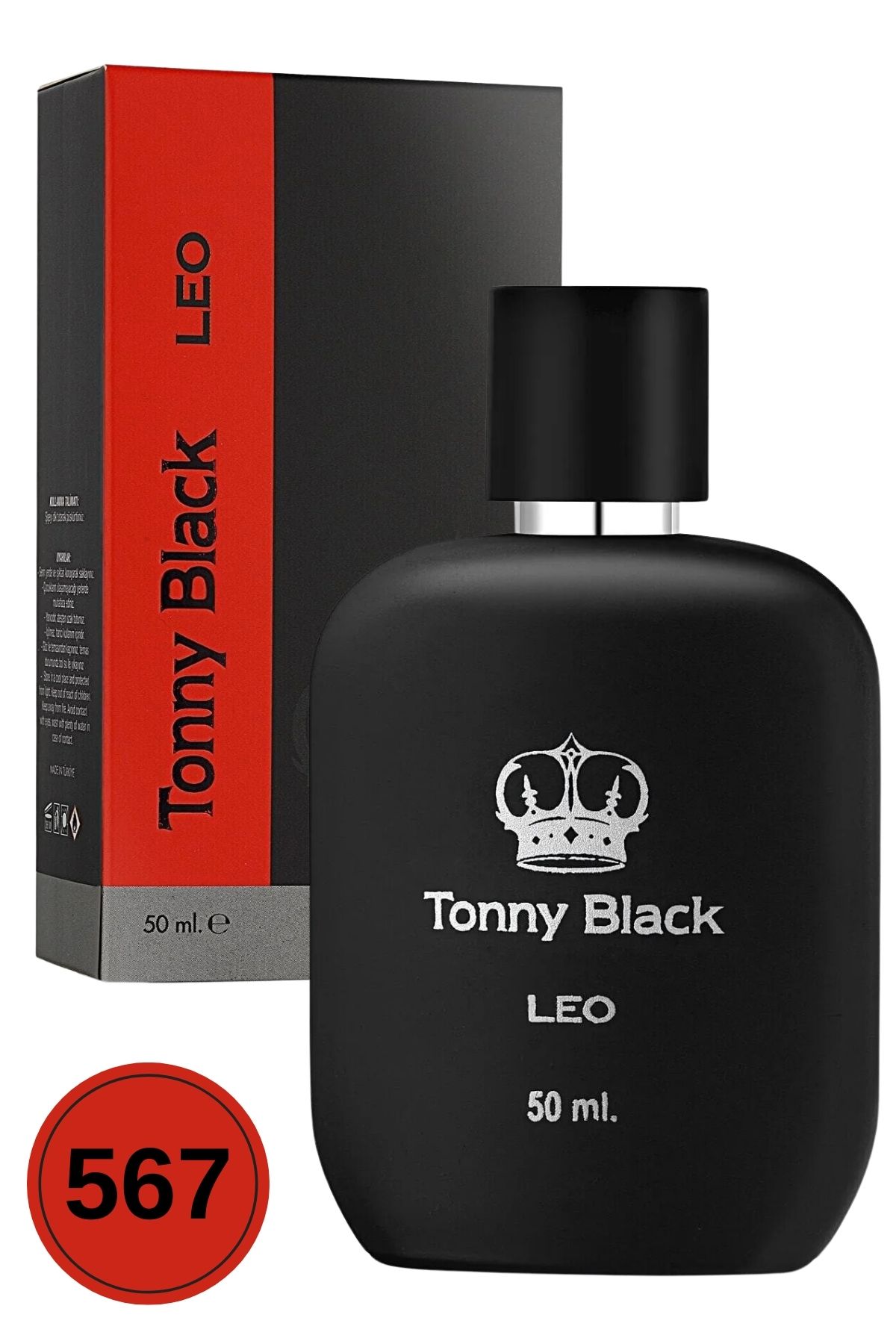 Tonny Black Erkek Özel Seri Uzun Süre Kalıcı Etkili Leo Özel Serisi Lüks Erkek Parfüm 50ml