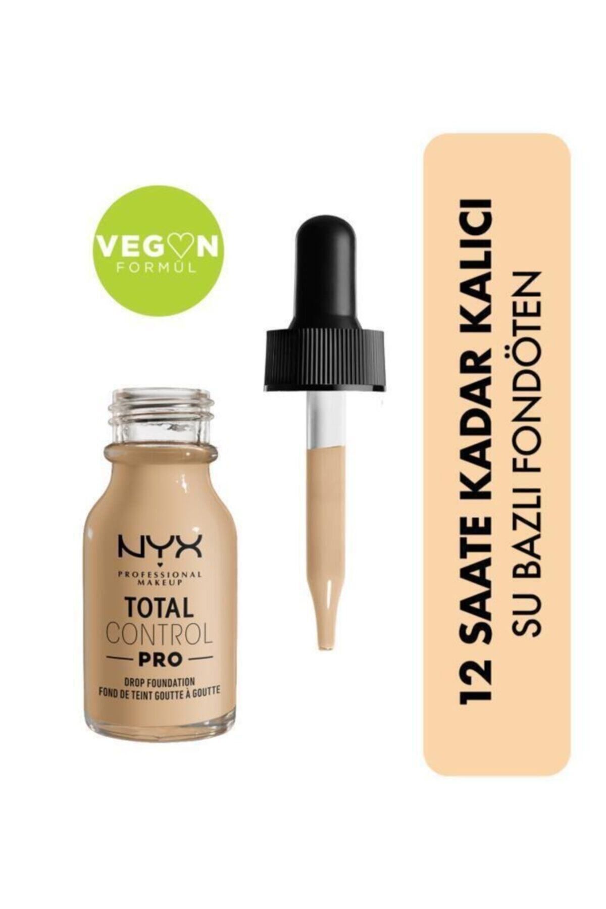 NYX Professional Makeup Total Control Pro Drop Foundation Nude - Fondöten