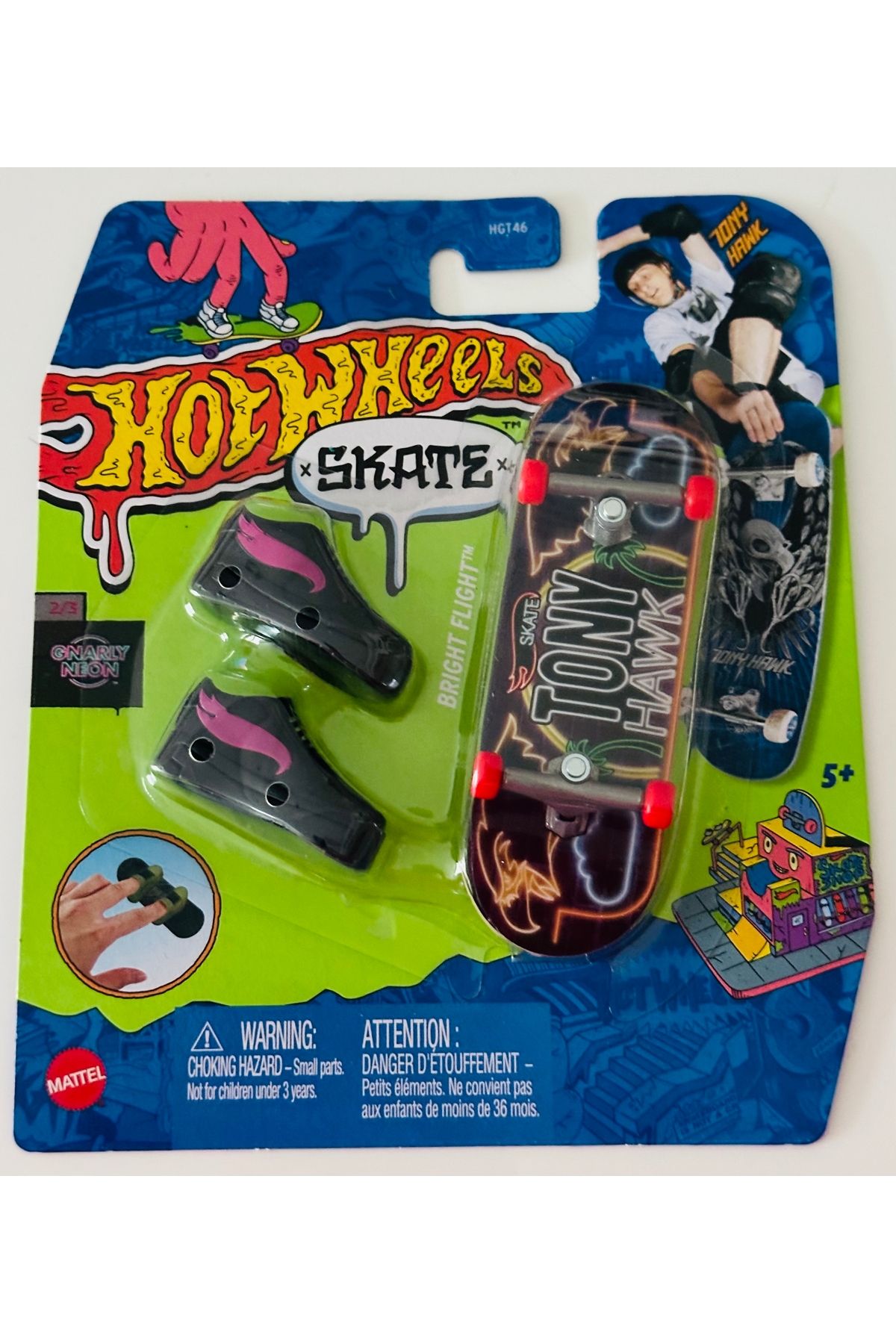 HOT WHEELS HGT46 Hot Wheels Skate Parmak Kaykay ve Ayakkabı Paketleri