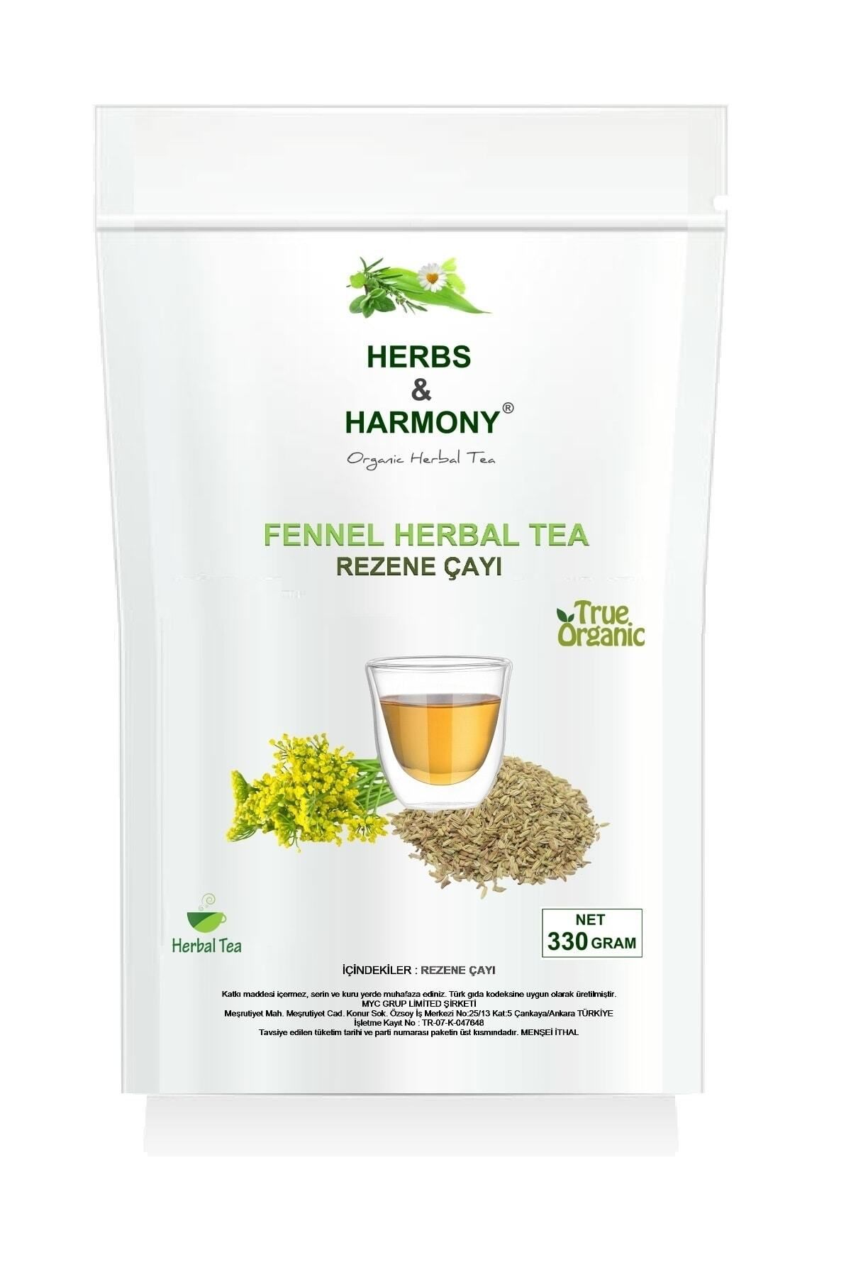 Herbs & Harmony Fennel Herbal Tea Rezene Çay 330 gram