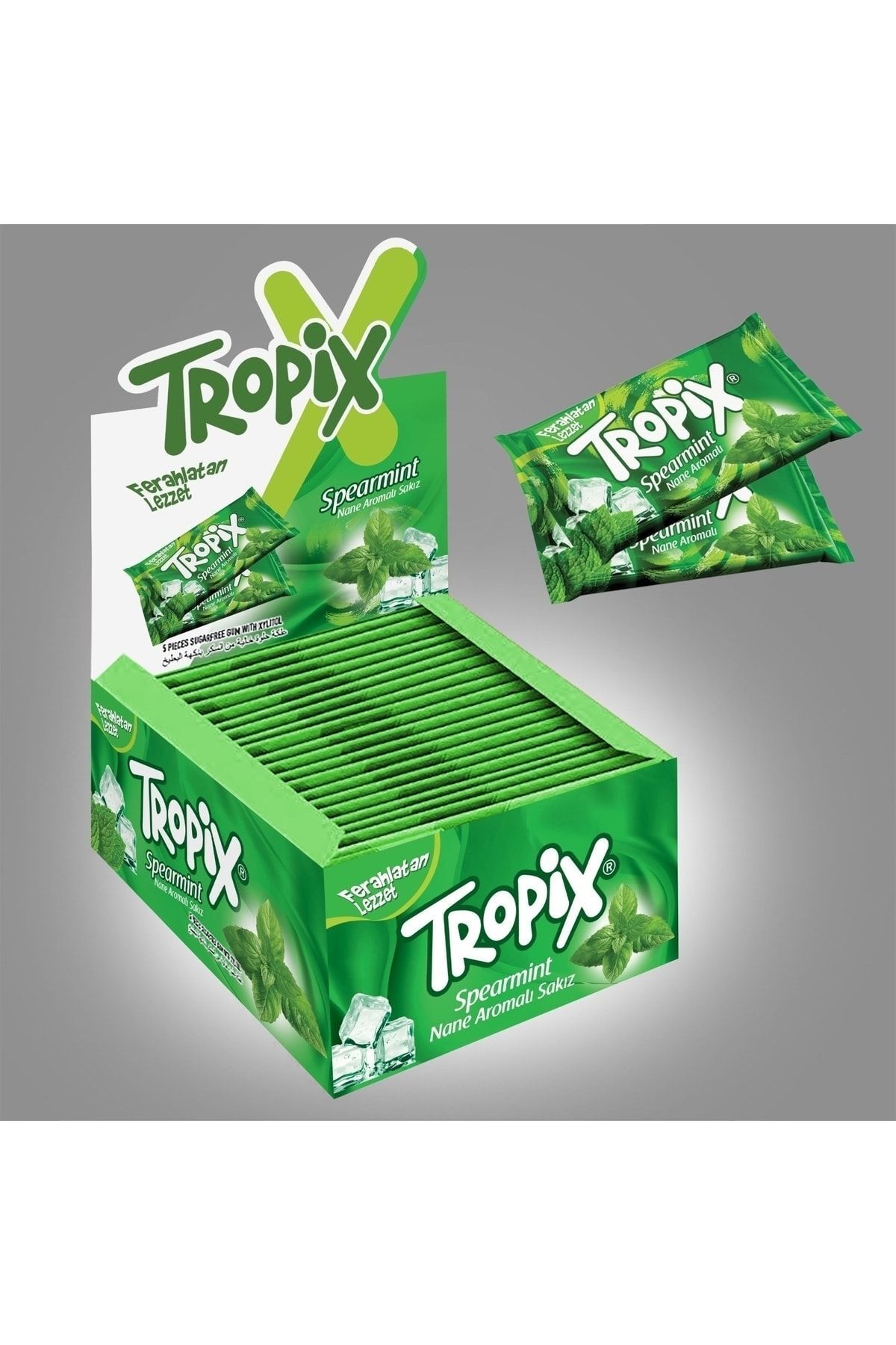 tropix TROPİX NANE AROMALI SAKIZ 120 ADET (5x24)