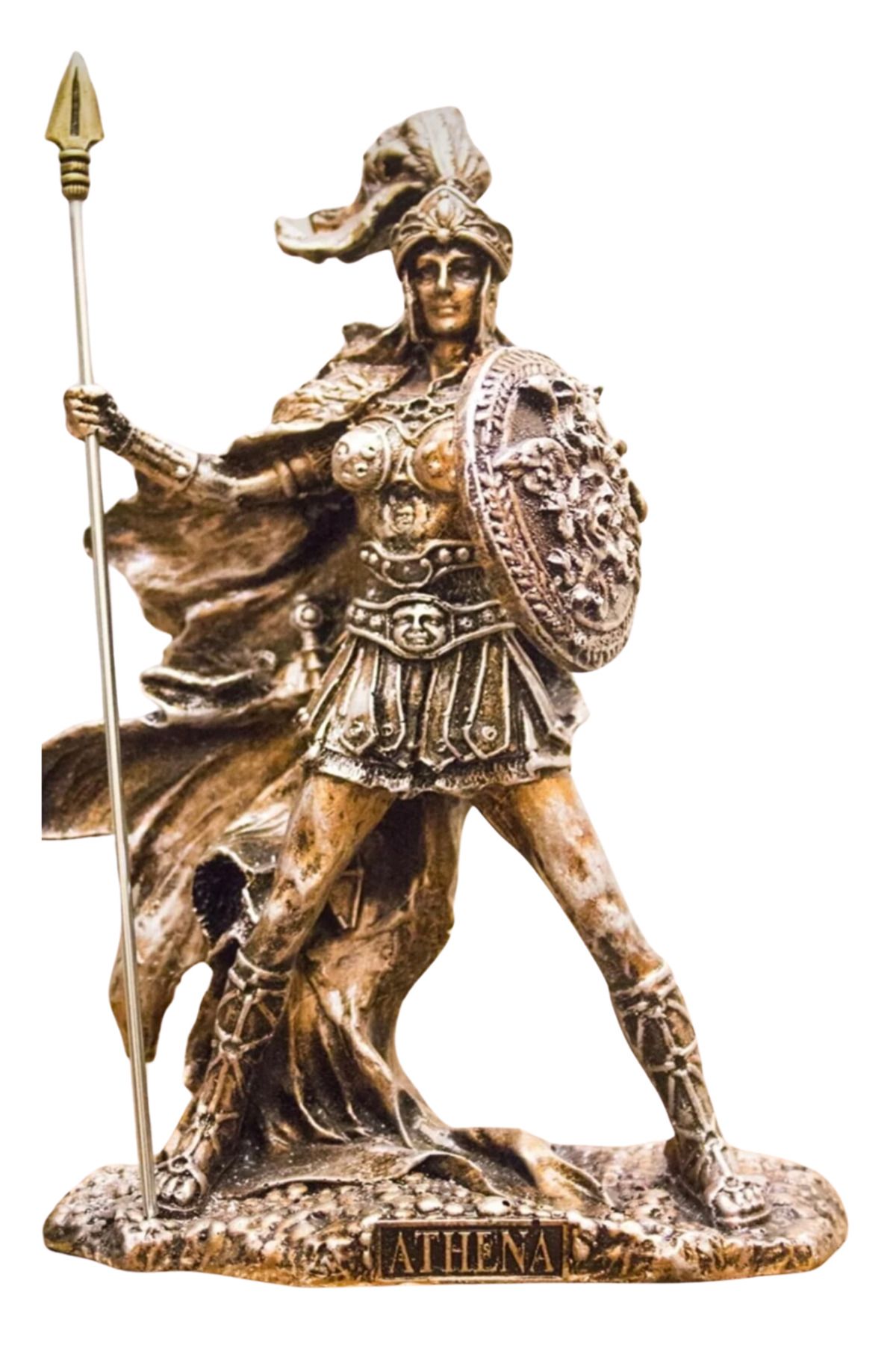ArtemisDükkan Athena Savaş Ve Bilgelik Tanrıçası Heykeli 26 Cm