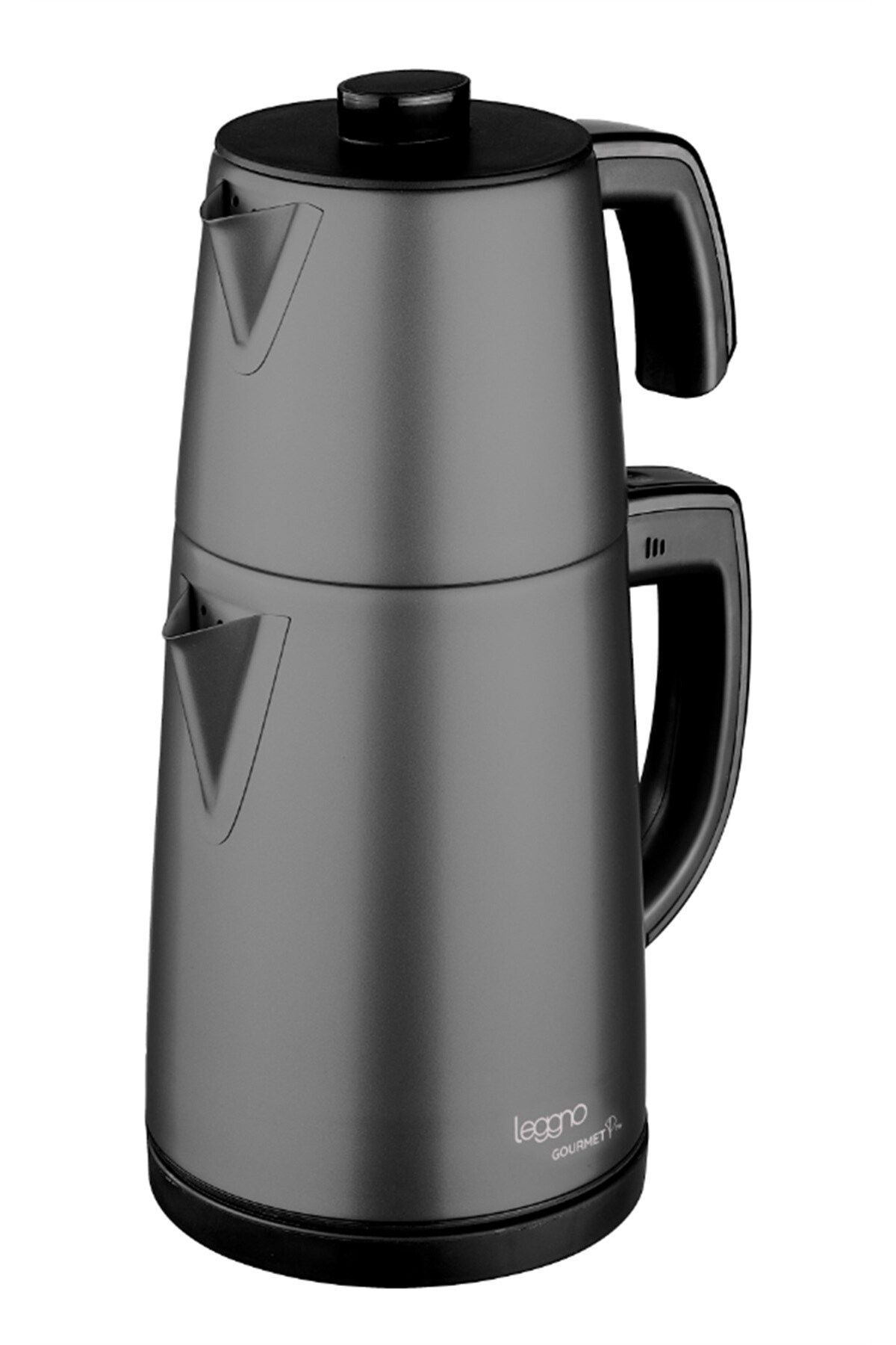 Leggno Gourmet Pro Çay Makinesi Siyah 0,7LT + 1,7LT