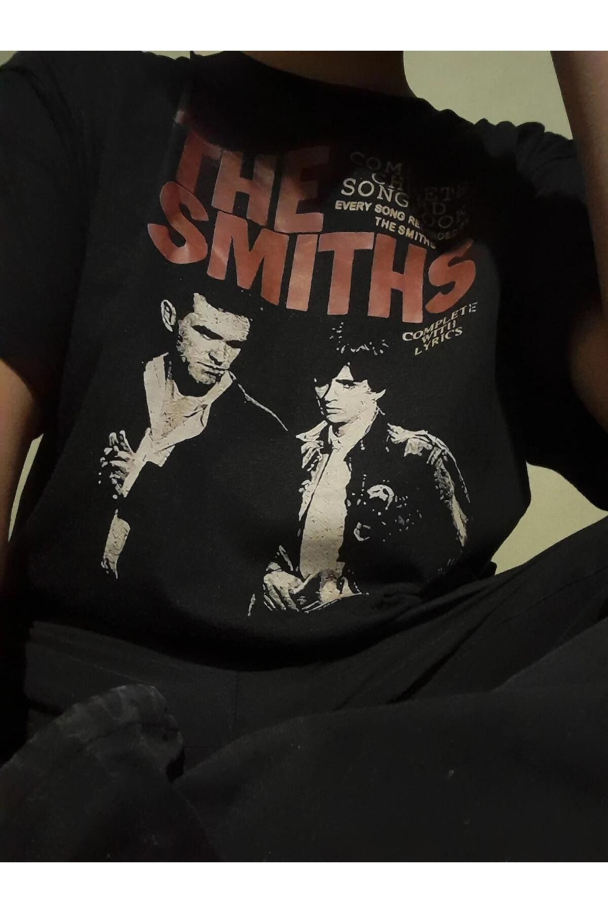 Köstebek The Smiths Black Unisex Kısa Kollu Tshirt