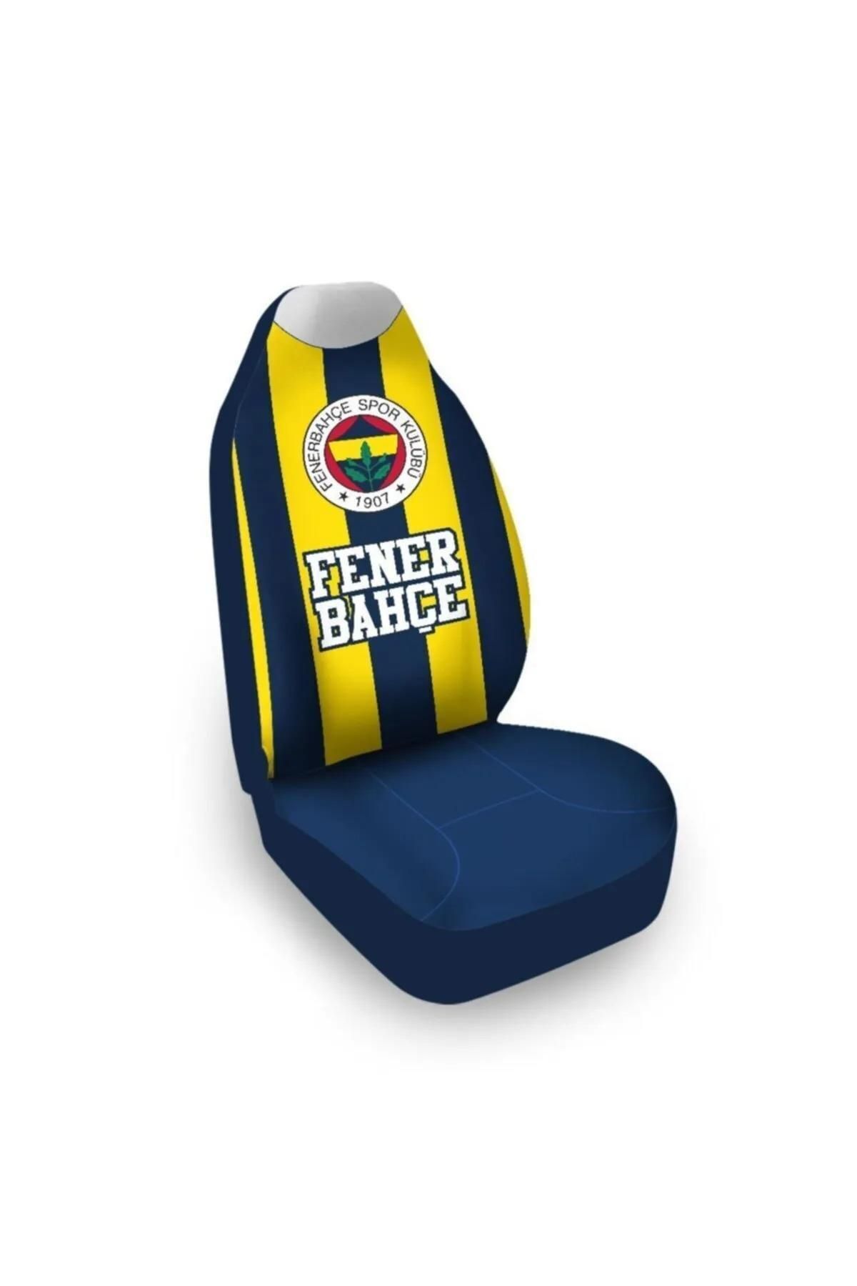 Fenerbahçe Lisanslı 2'li Çubuklu Araba Koltuk Kılıfı