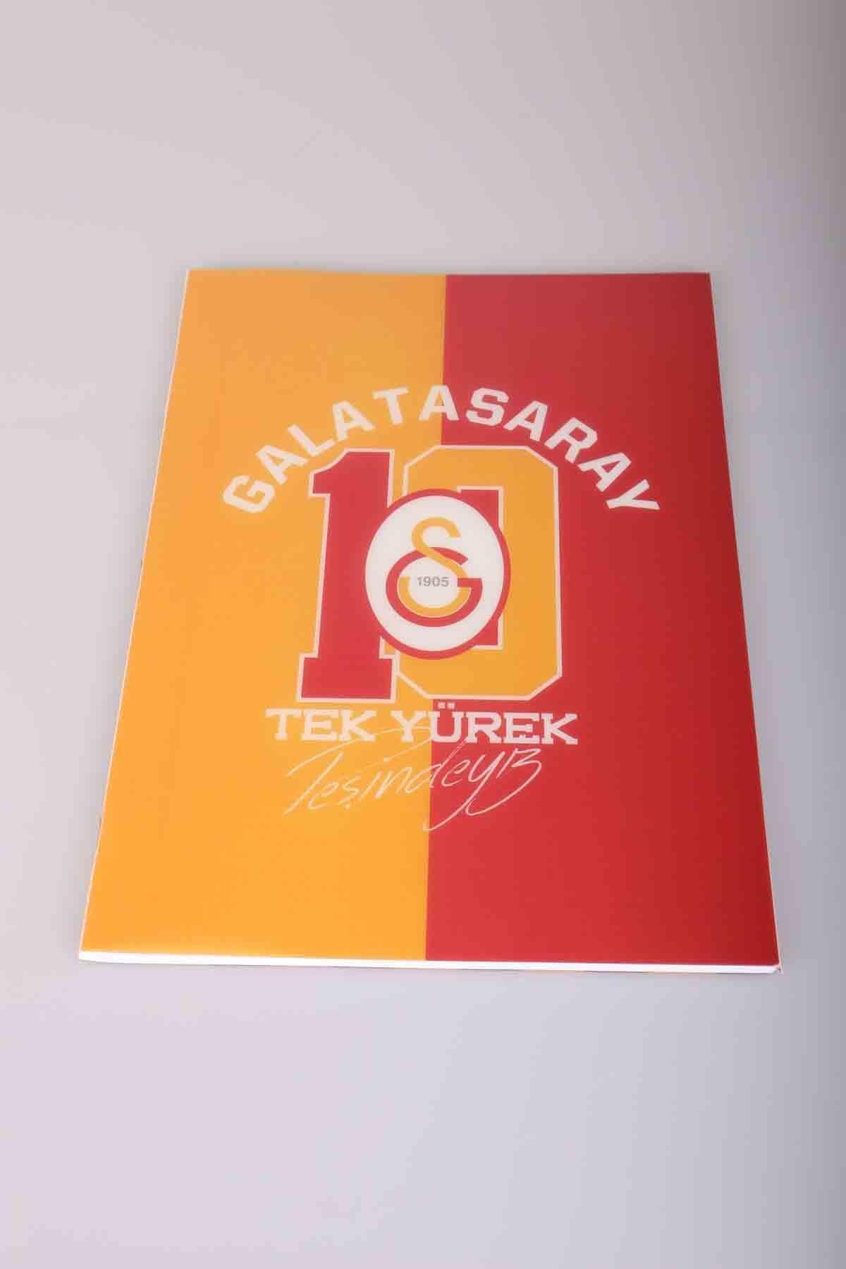 Galatasaray Lisanslı Kareli A4 Pp Kapak 60 Yaprak Defter