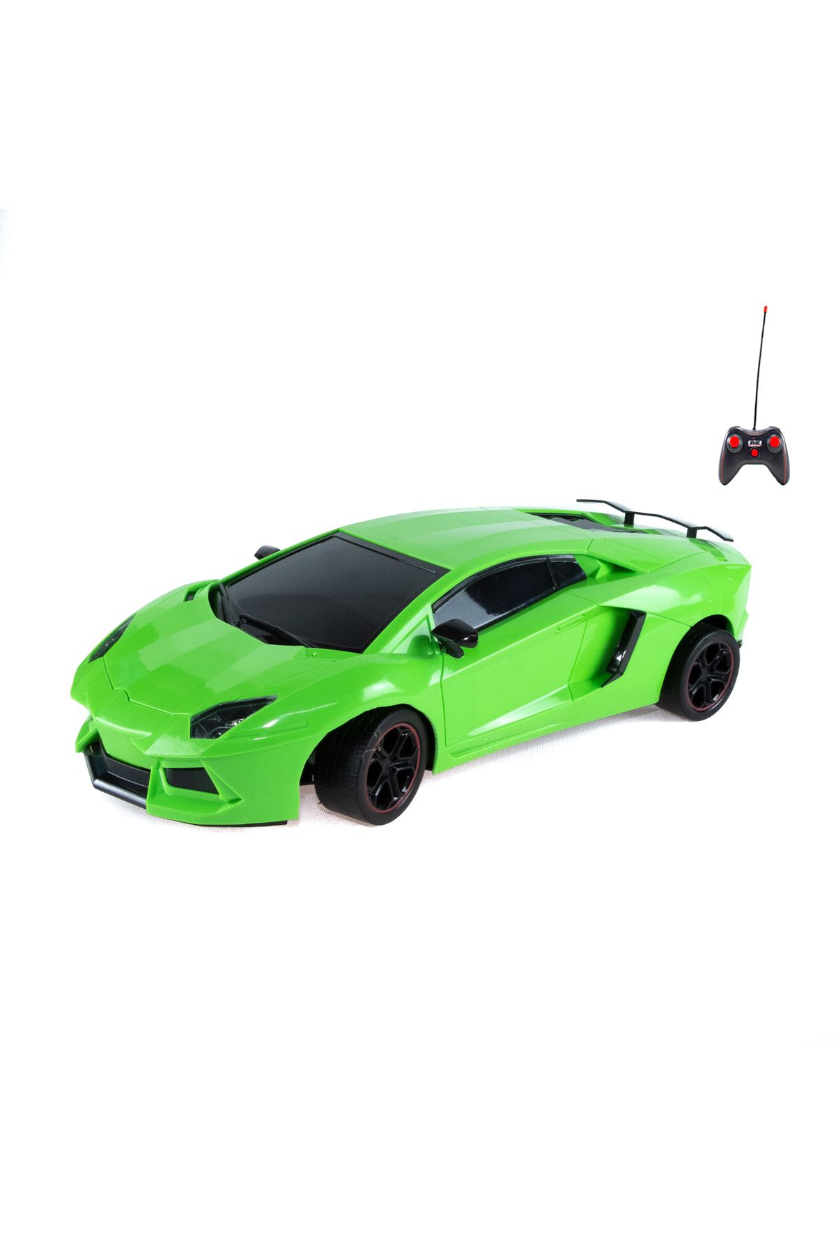 Erzi 1:12 Uzaktan Kumandalı Süper Sport Araba Şarjlı Işıklı Yeşil