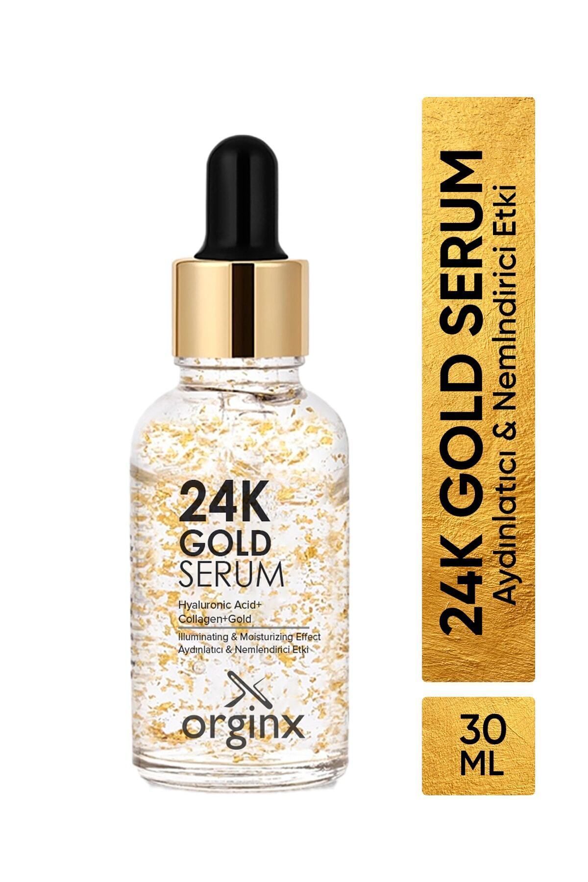 Orginx 24k Altın Parçacıklı Kolajen Serum 30 ml