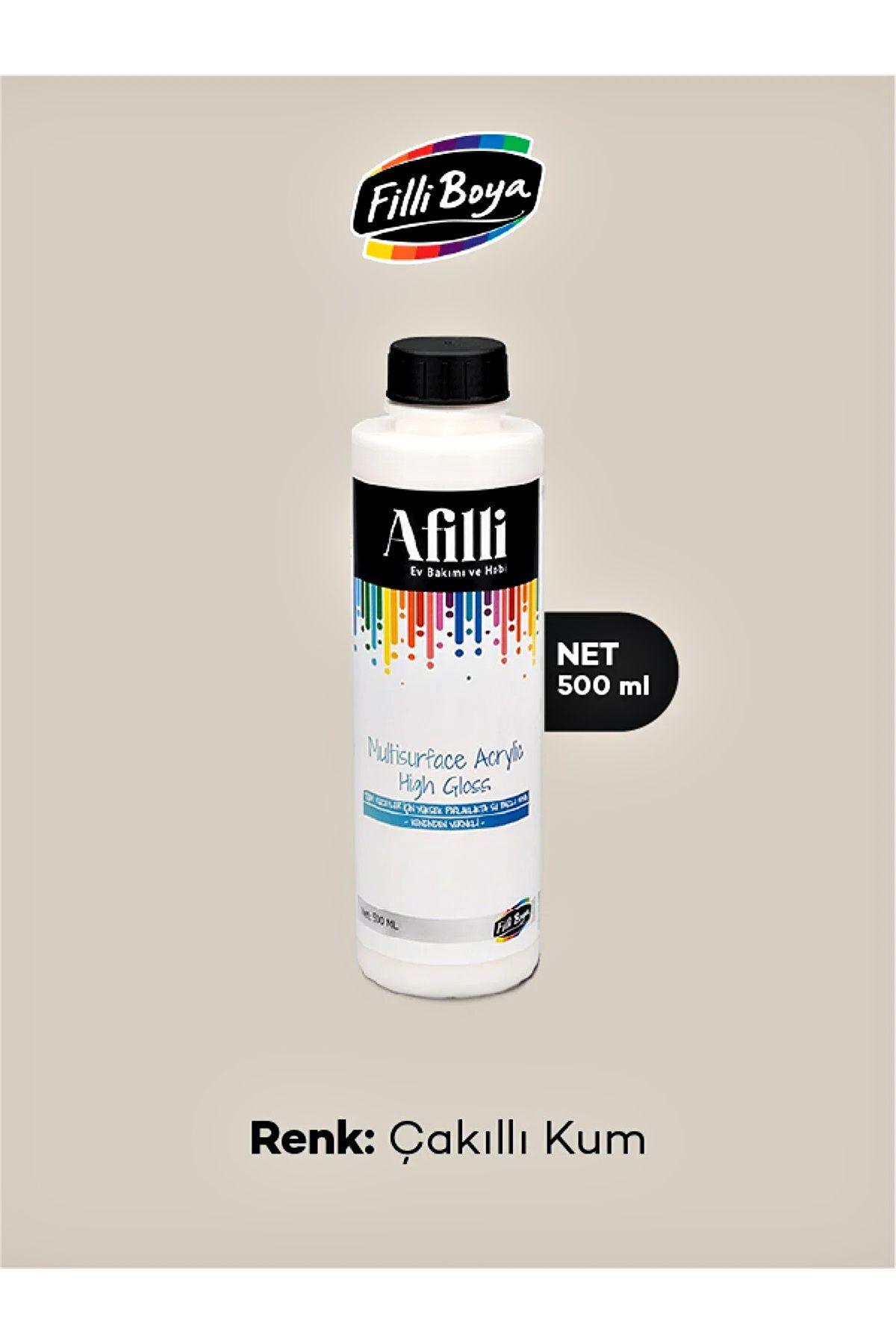 Filli Boya Multisurface Acrylic High Gloss (Akrilik Parlak) 500 ml