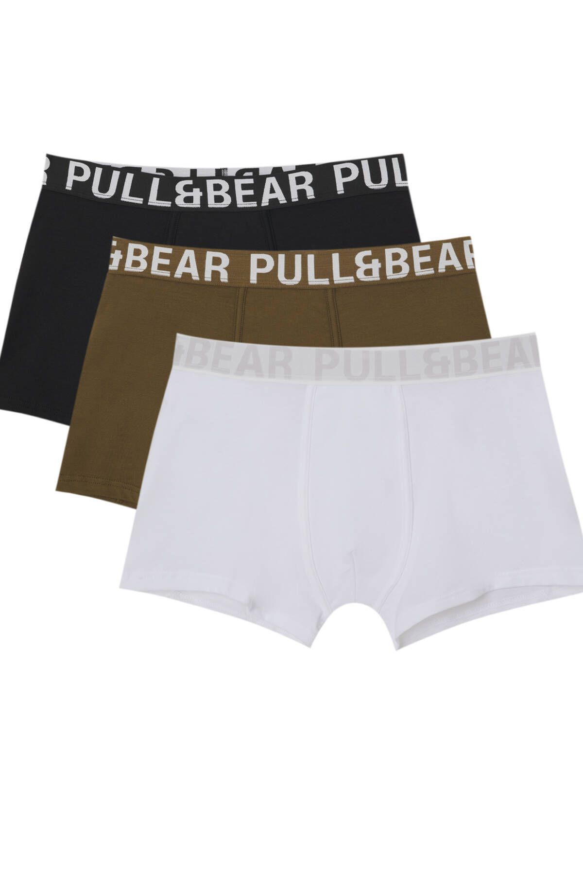 Pull & Bear 3'lü renkli boxer paketi