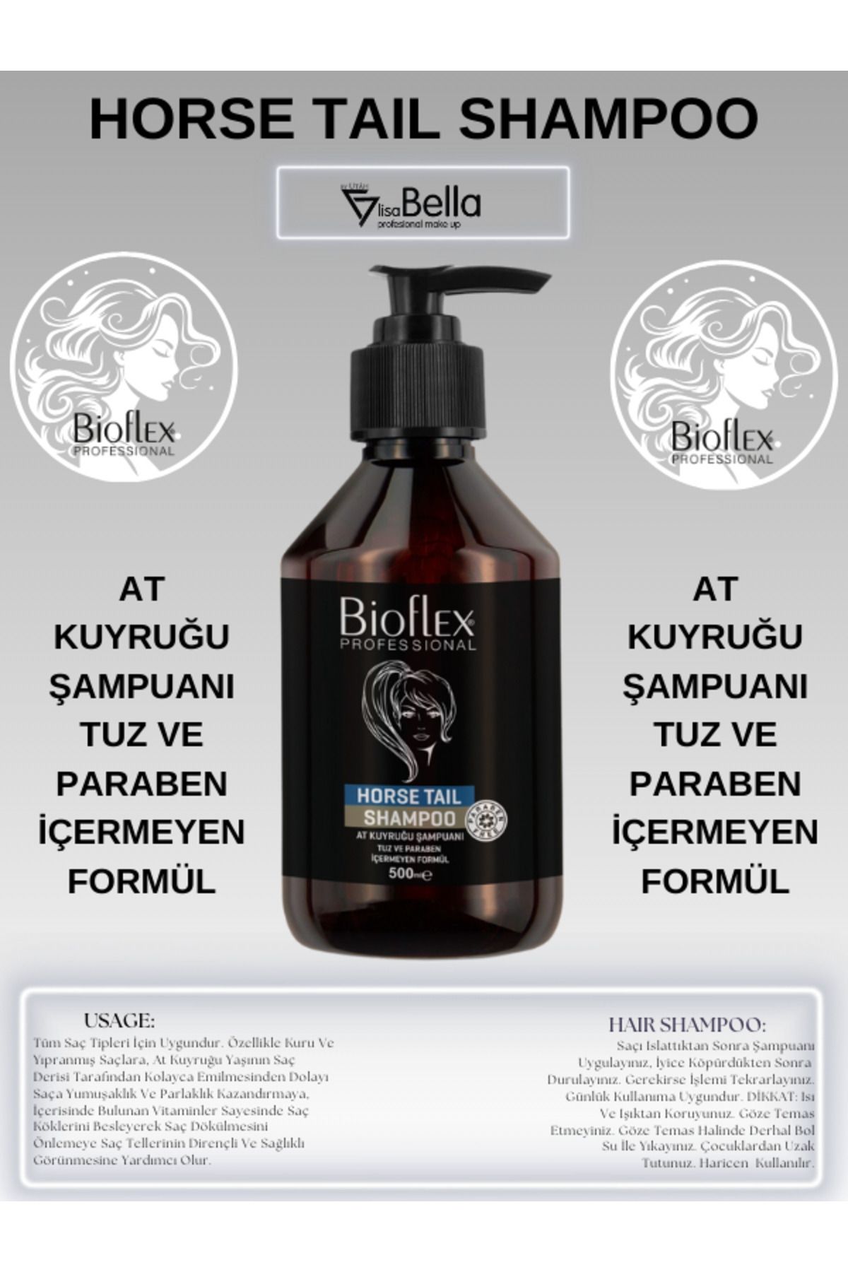 Bioflex 500 ml At Kuyruğu Şampuan