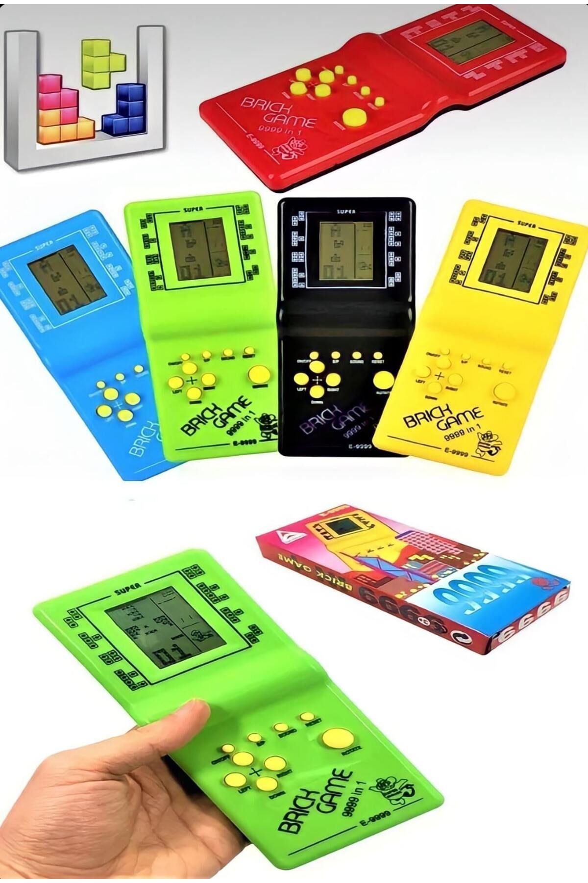 Mi-ÇA HOME Nostalji Oyuncak El Atarisi Tetris Brick Game