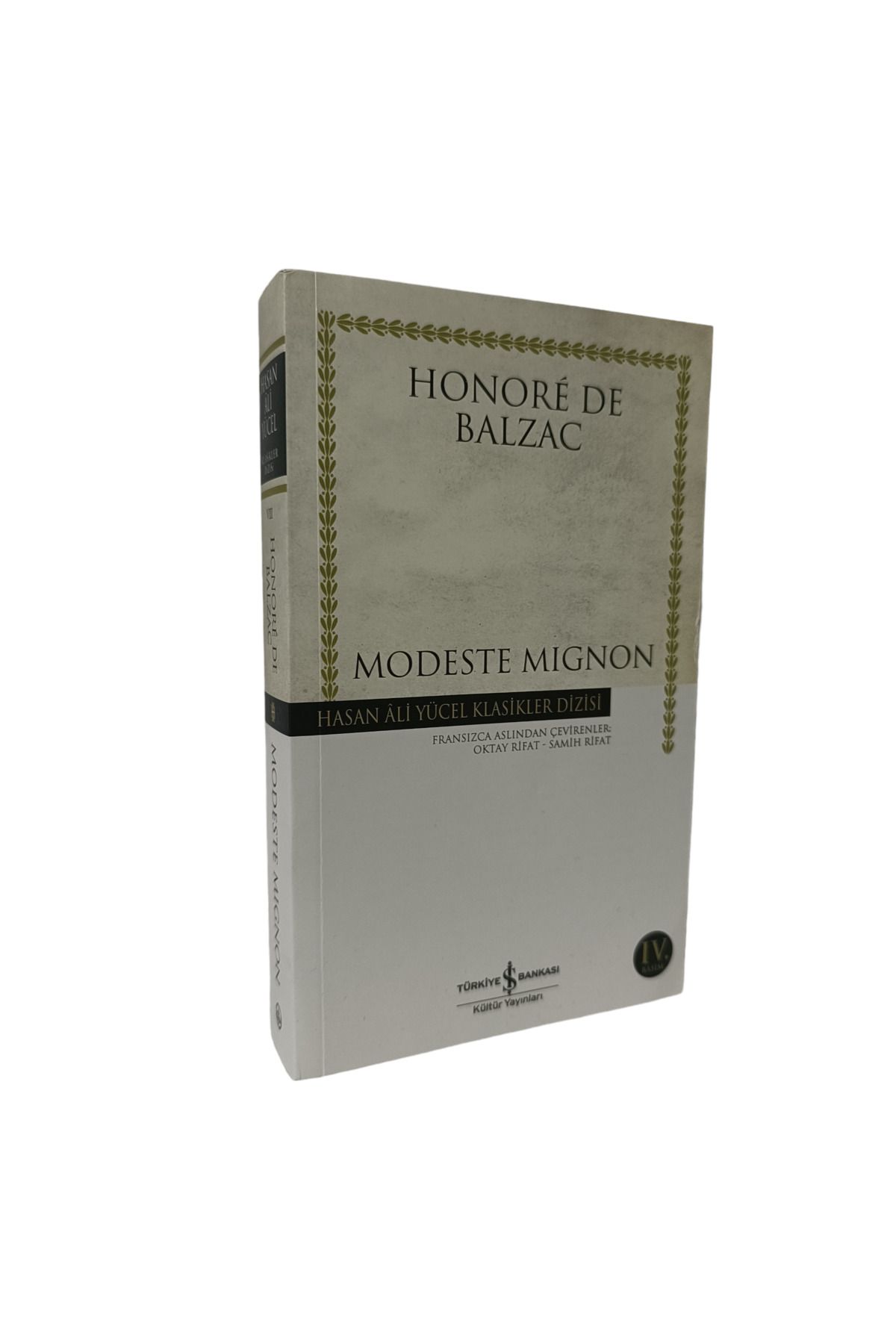 Türkiye İş Bankası Kültür Yayınları Modeste Mignon - Honore De Balzac - Hasan Ali Yücel Klasikleri