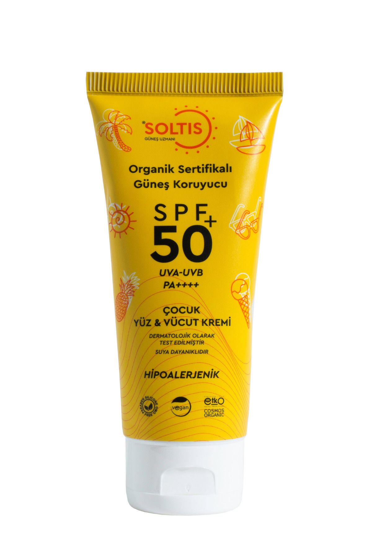 Soltis % 100 Mineral Çocuk Güneş Kremi SPF50+ PA++++, 100 ml