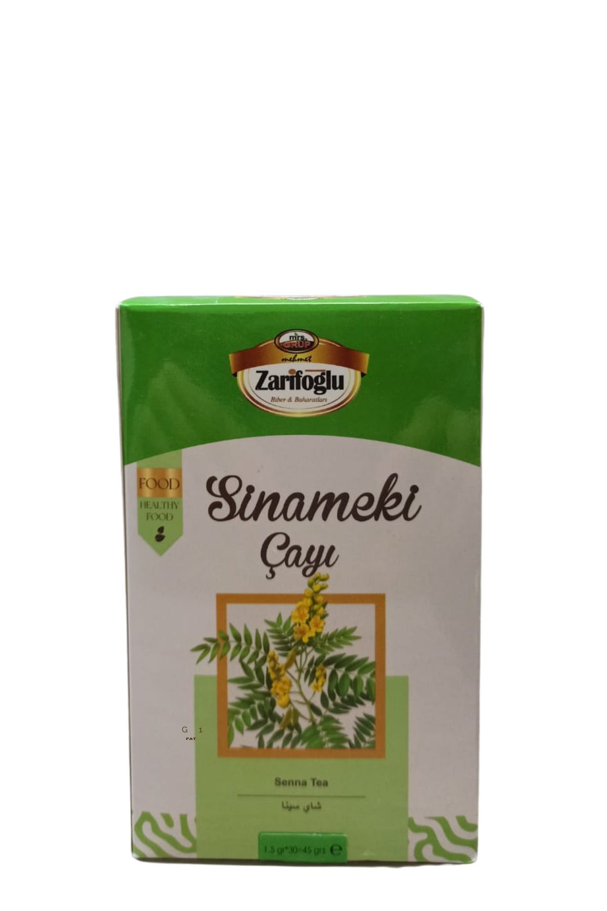 Zarifoğlu Sinameki Çayı Otu Bitkisi Şifalı Bitkiler 30 Paket Poşet Çay Sıcak Suda İçilebilen