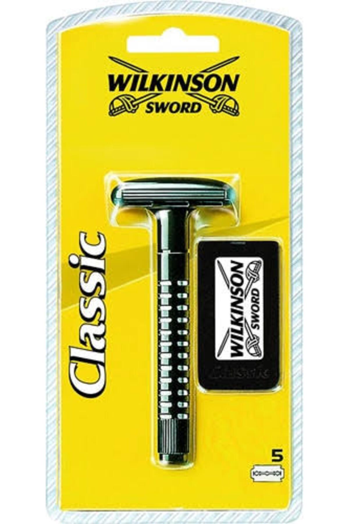 Wilkinson Sword Klasik Tıraş Makinesi ve Yedek Başlık 5'li