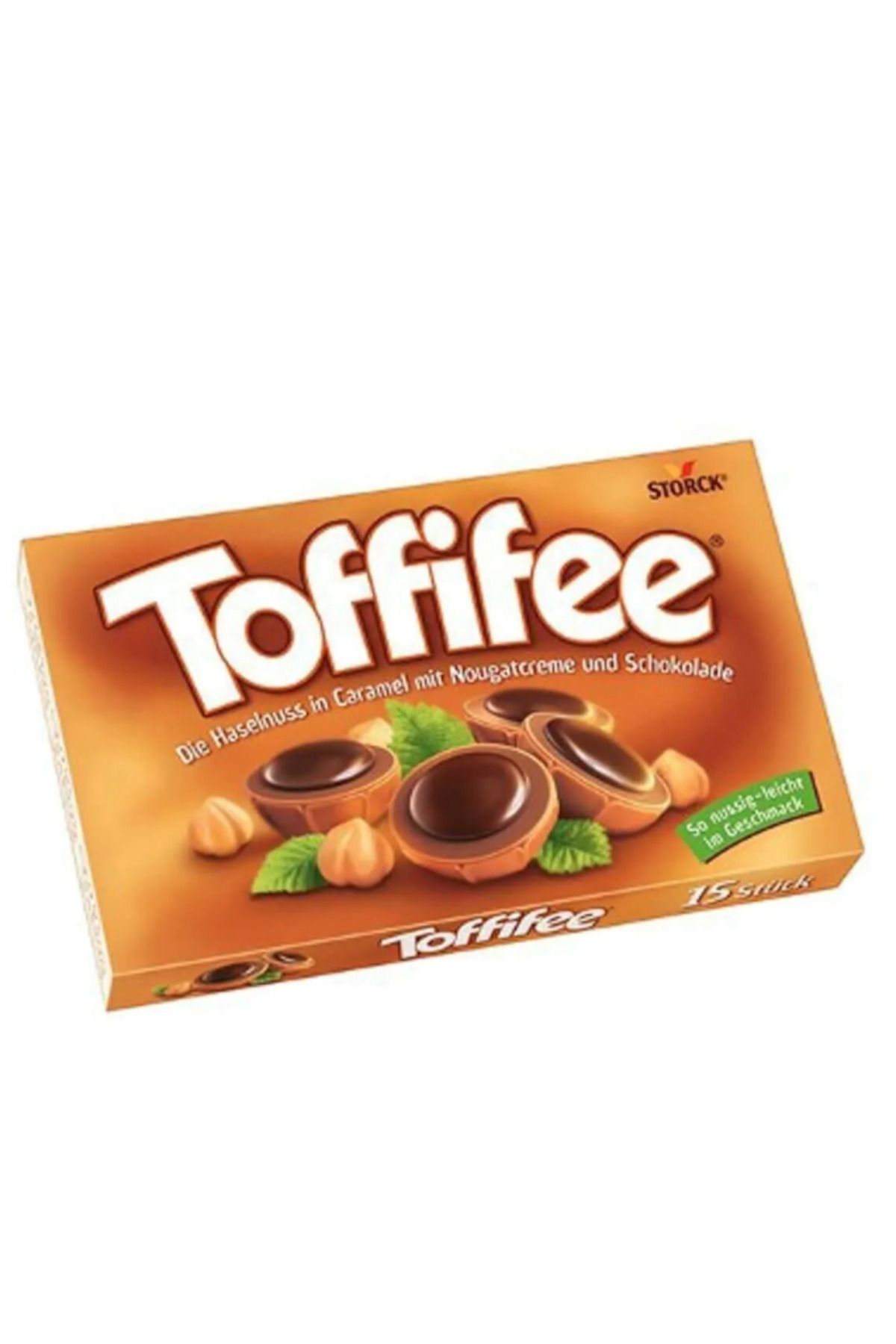 Genel Markalar Storck Toffifee 125 gr Karamelli Fındıklı Çikolata Şekerlemesi Nugalı Karamelli Çikolata