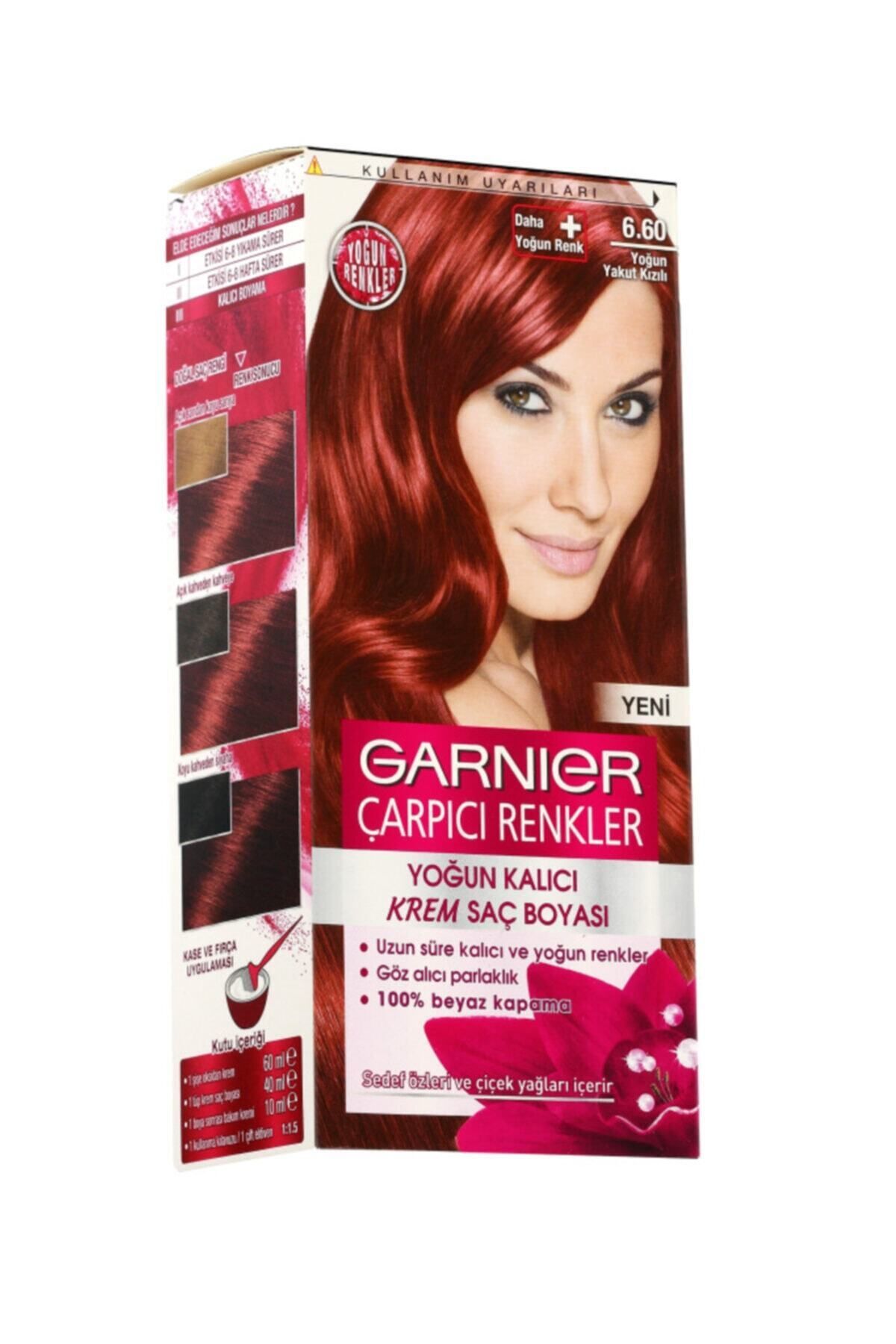 Garnier Saç Boyası - Çarpıcı Renkler 6.6 Yoğun Yakut Kızılı 3600541137028