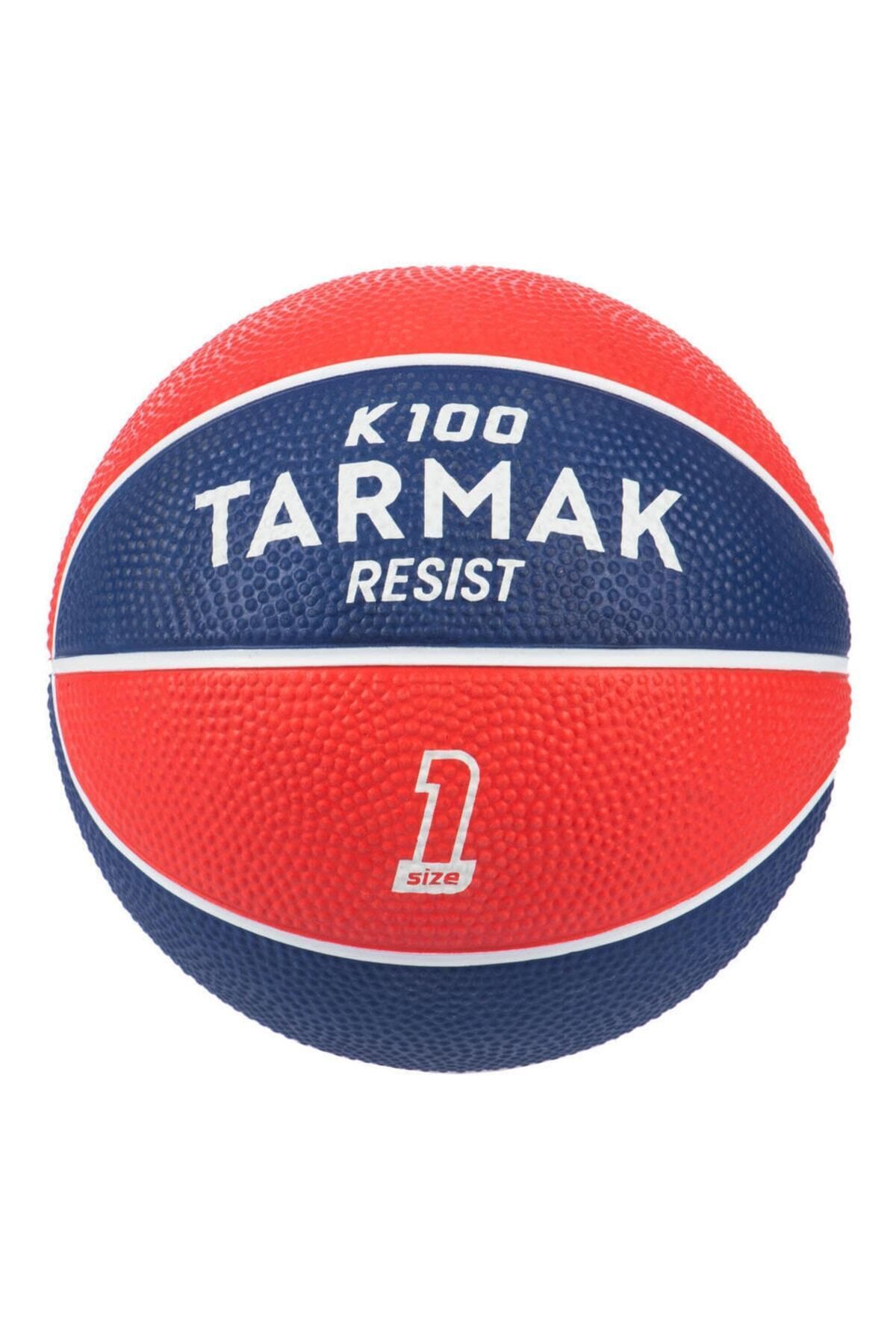 Decathlon Mini Basketbol Topu Iç Ve Dış Mekan Basketbol Topu K100 1 Numara Mavi Kırmızı