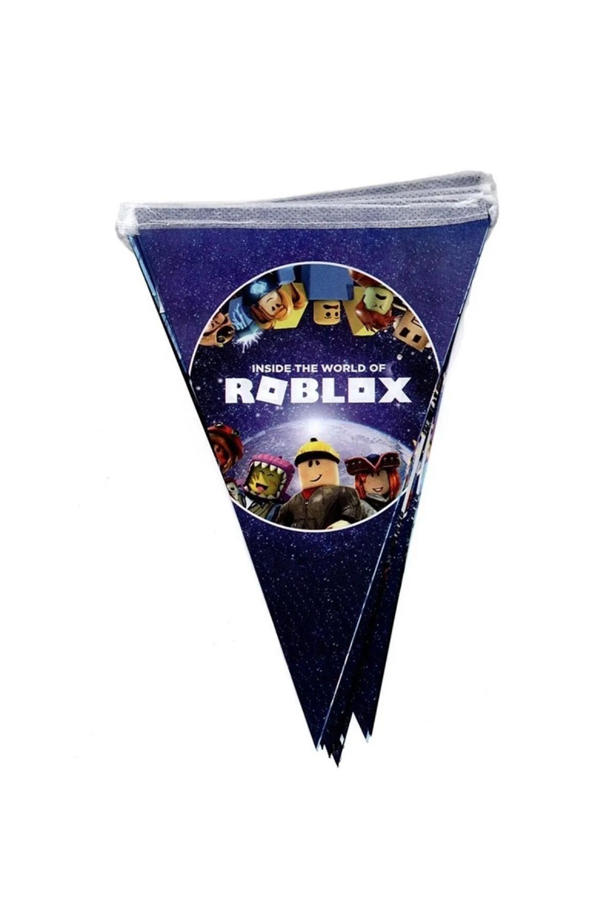 Roblox Temalı Üçgen Flama Bayrak Süs