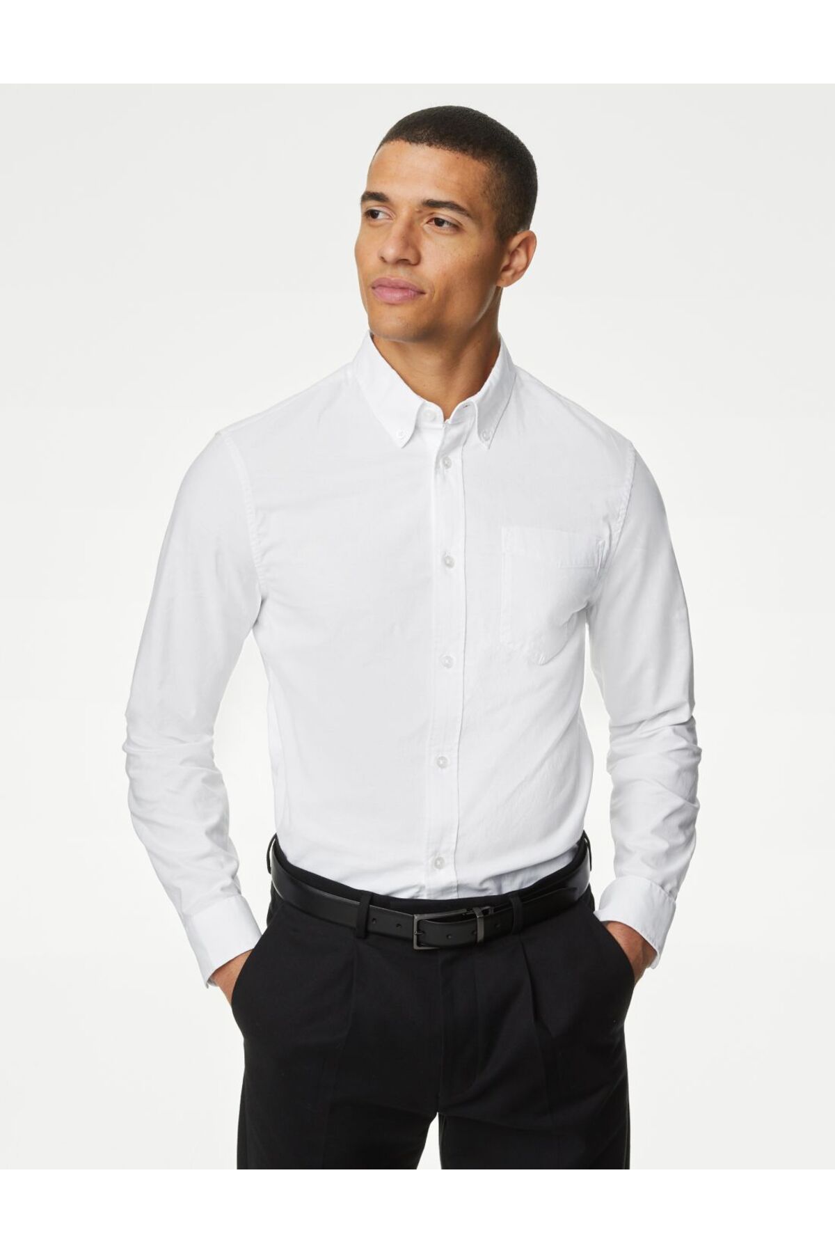 Marks & Spencer Regular Fit Uzun Kollu Oxford Gömlek