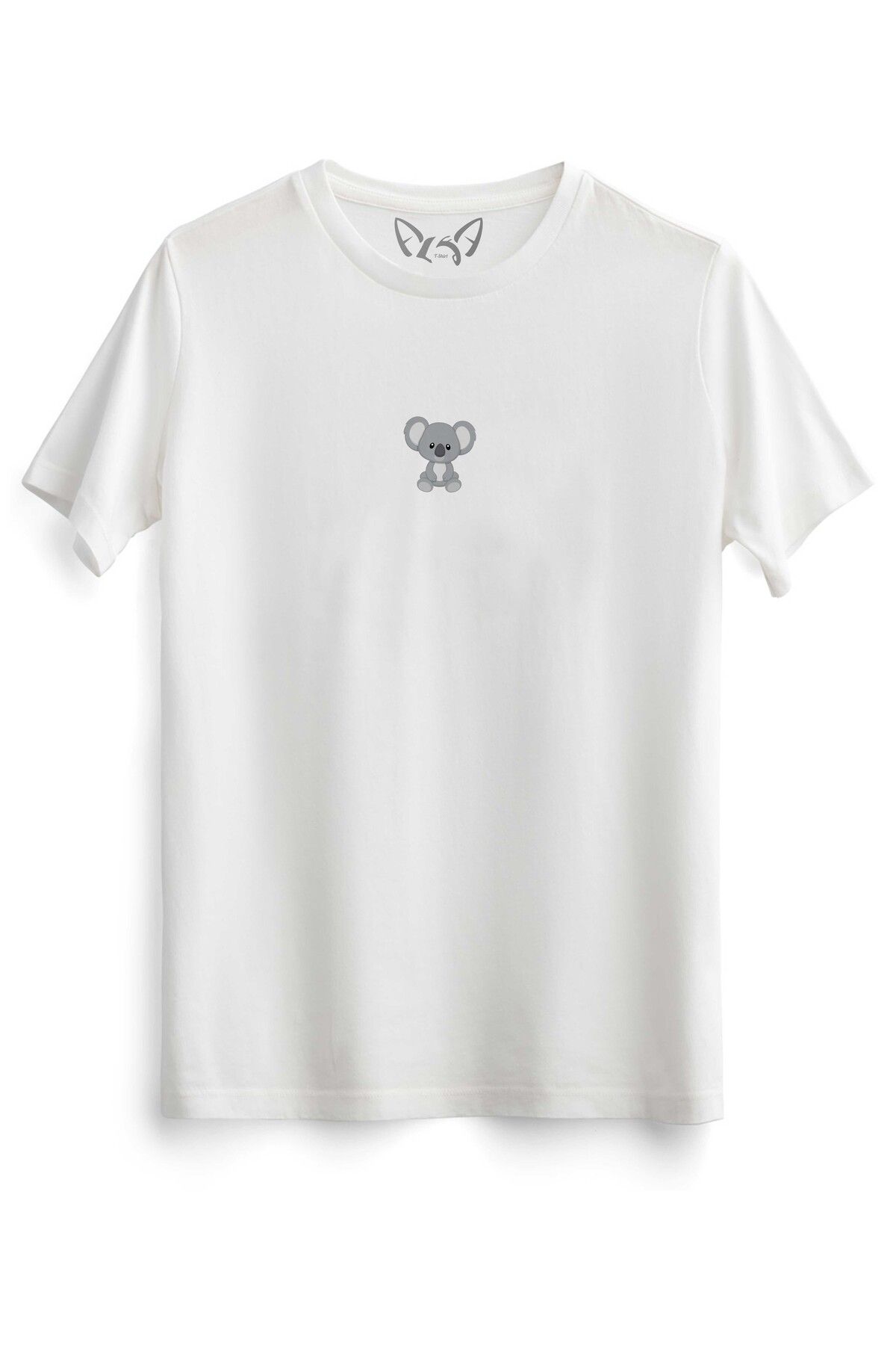 Alfa Tshirt Animal Koala Dijital Baskılı Çocuk Beyaz Tshirt