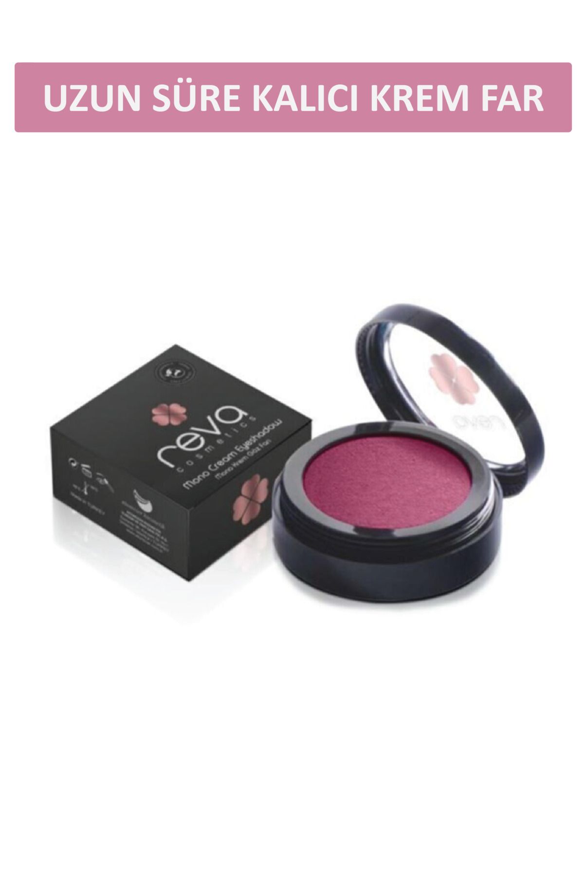 REVA Uzun Süre Kalıcı Krem Göz Farı - Mono Cream Eyeshadow Red Plum - No: 303 - Vegan & Temiz Içerik