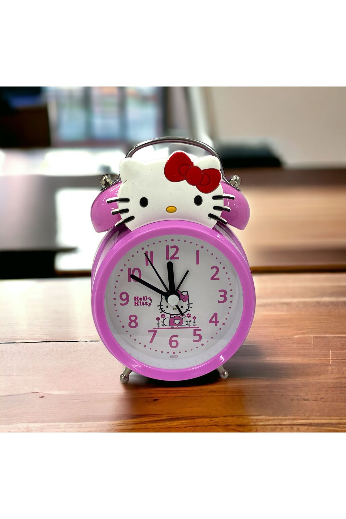 nesever store Hello Kitty Tasarımlı Metal Çalar Saat