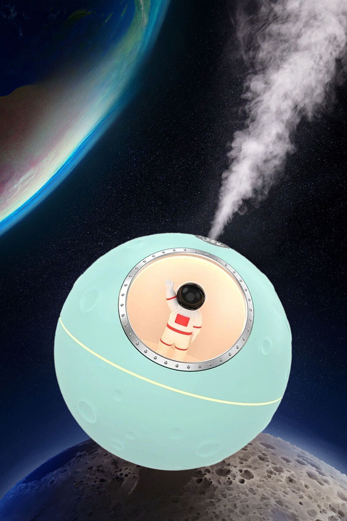 Belly Astronot Figürlü 300ml Hava Nemlendirici H2O Air Humidifier ve Aroma Difüzörü
