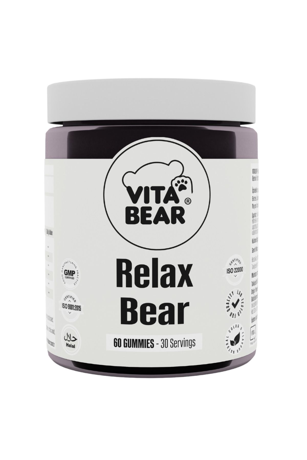 Vita Bear Relax Bear Stres, Kaygı, Endişe Ve Üzüntü Giderici Rahatlatıcı Gummy