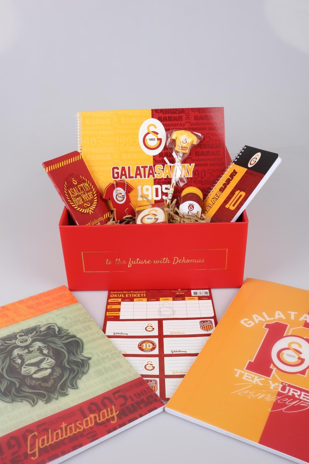 Galatasaray Dekomus Özel Kutulu Lisanslı Full Full Premıum Okul Ve Kırtasiye Seti