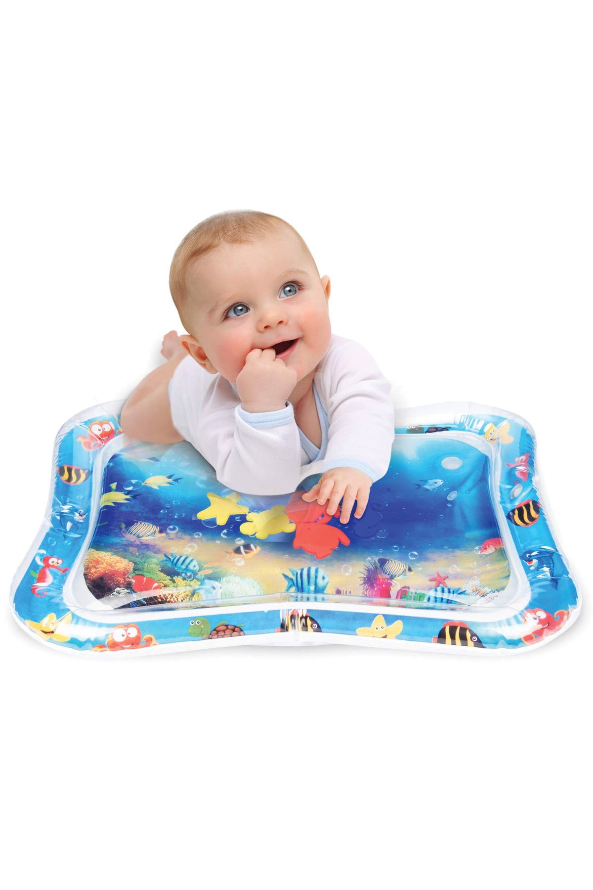 elfobaby Bebek Su Oyun Matı Tummy Time Aktivite Oyuncağı Su Havuzu (HIŞIR KİTAP HEDİYELİ)