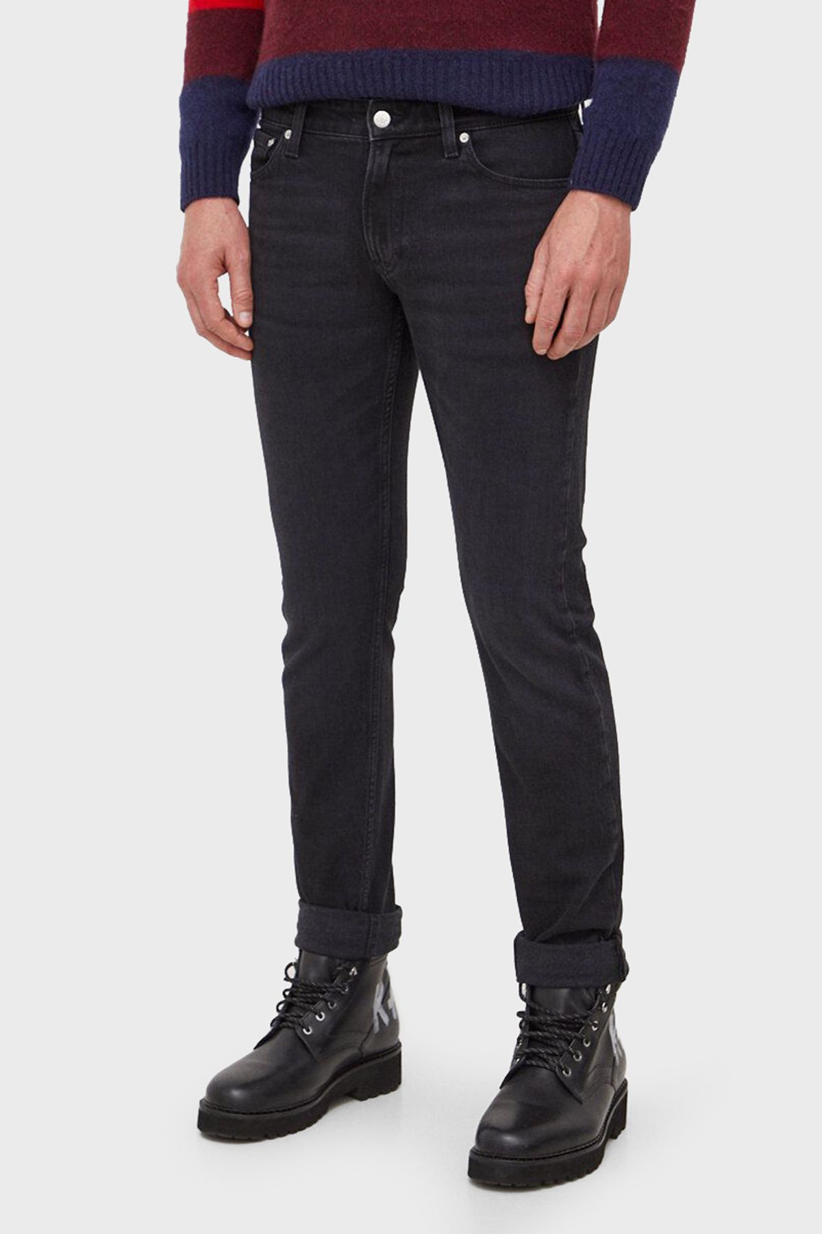Calvin Klein Pamuklu Slim Fit Jeans J30J3241921BY Erkek KOT PANTOLON J30J324192 1BY