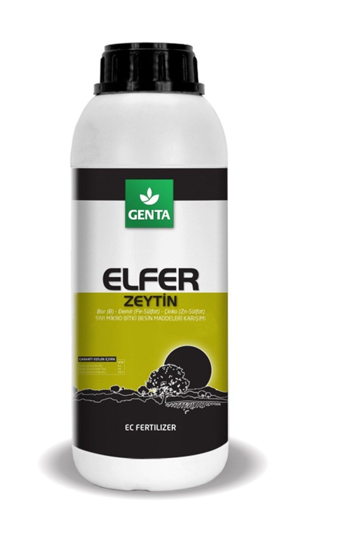 Genta Elfer Zeytin | Zeytine Özel Sıvı Mikro Bitki Besin Karışımı 1 Litre