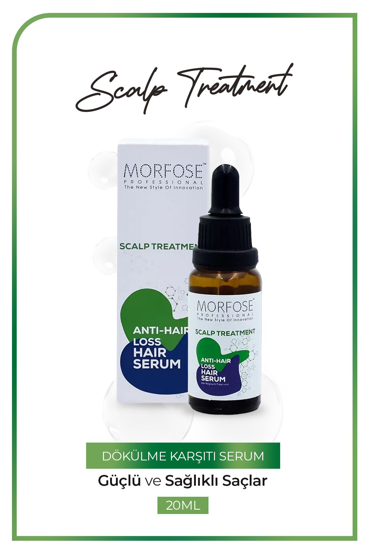 Morfose Scalp Treatment Saç Dökülmesine Karşı Güçlendirici Saç Serumu 20 ml