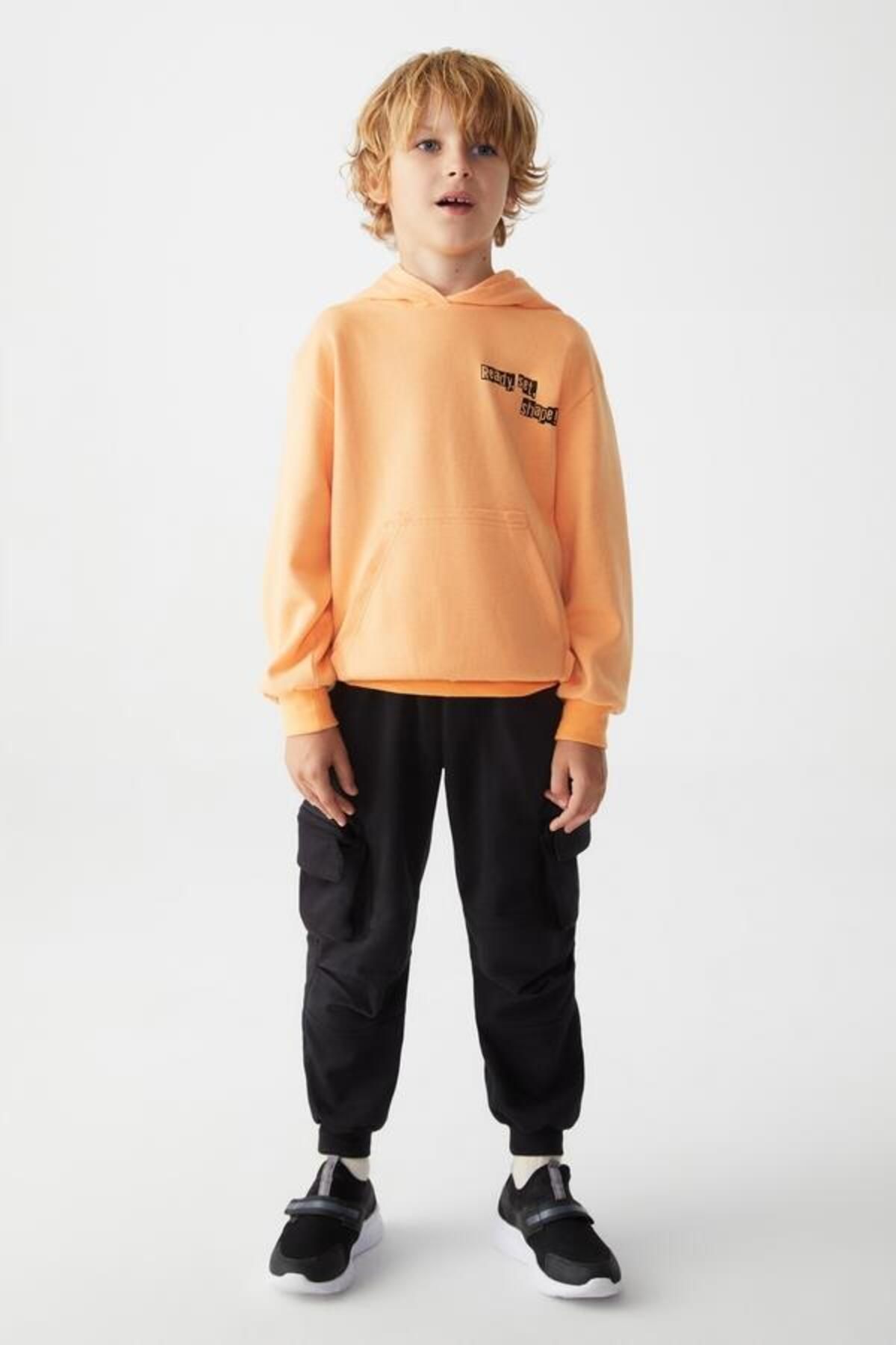NK Erkek Çocuk Kapüşonlu Kanguru Cepli Ready Sweatshirt