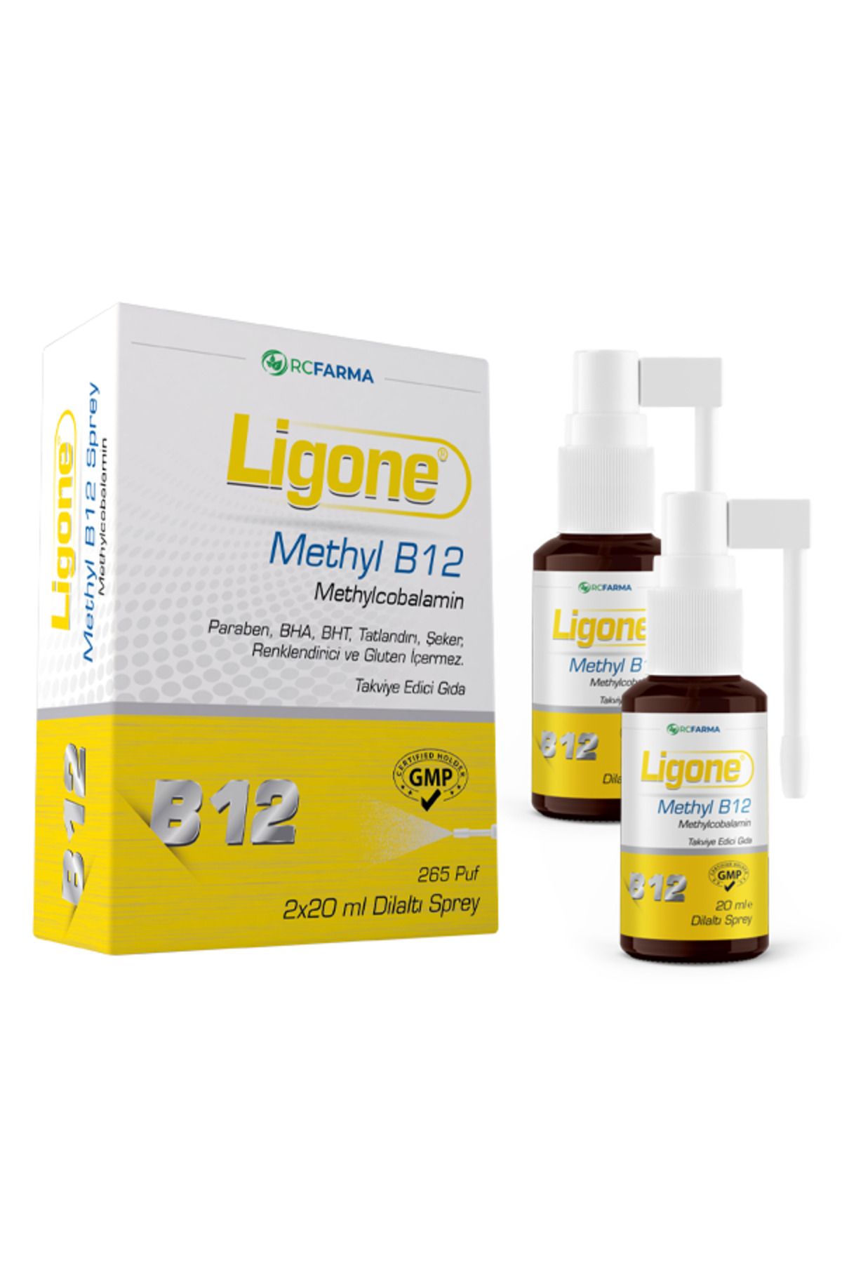 Ligone Methyl B12  Sprey 2 x 20 ml