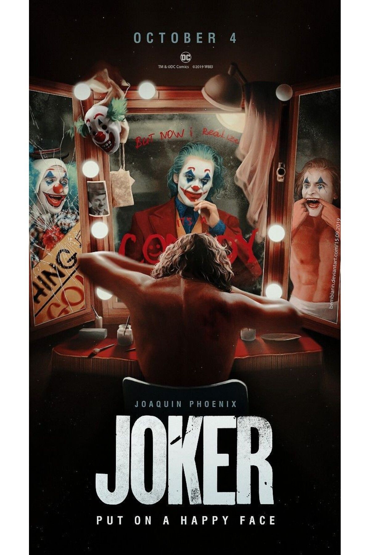 512 STORE Joker Film Afis Poster 30x42 Cercevesiz
